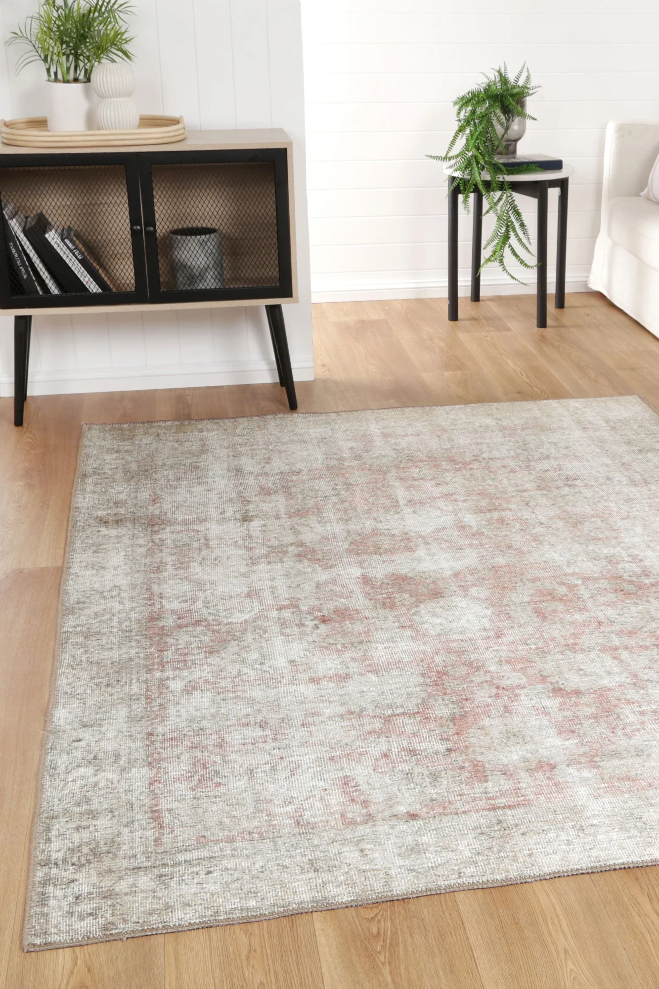 Heritage Carmella Blush Machine Washable Rug