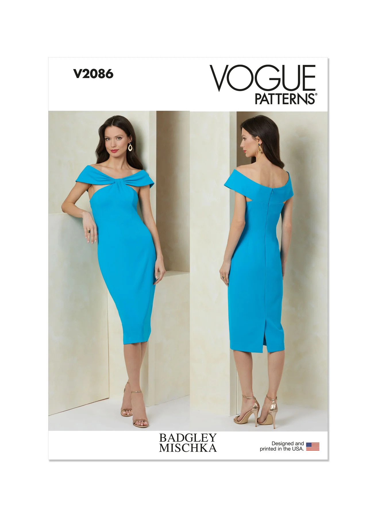 Vogue Pattern V2086 Misses