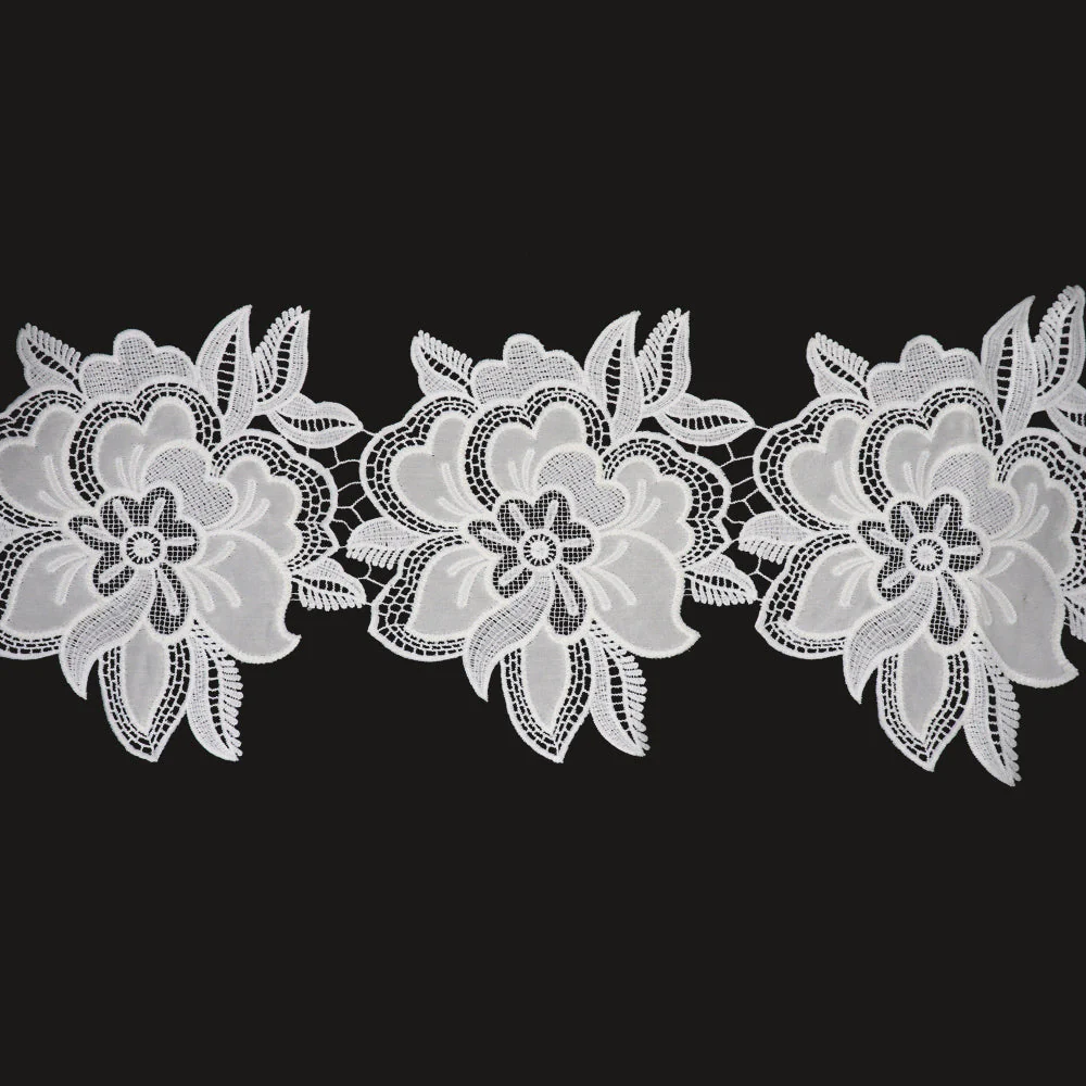 Sullivans Lace Euro Guipure, Ivory- 185mm