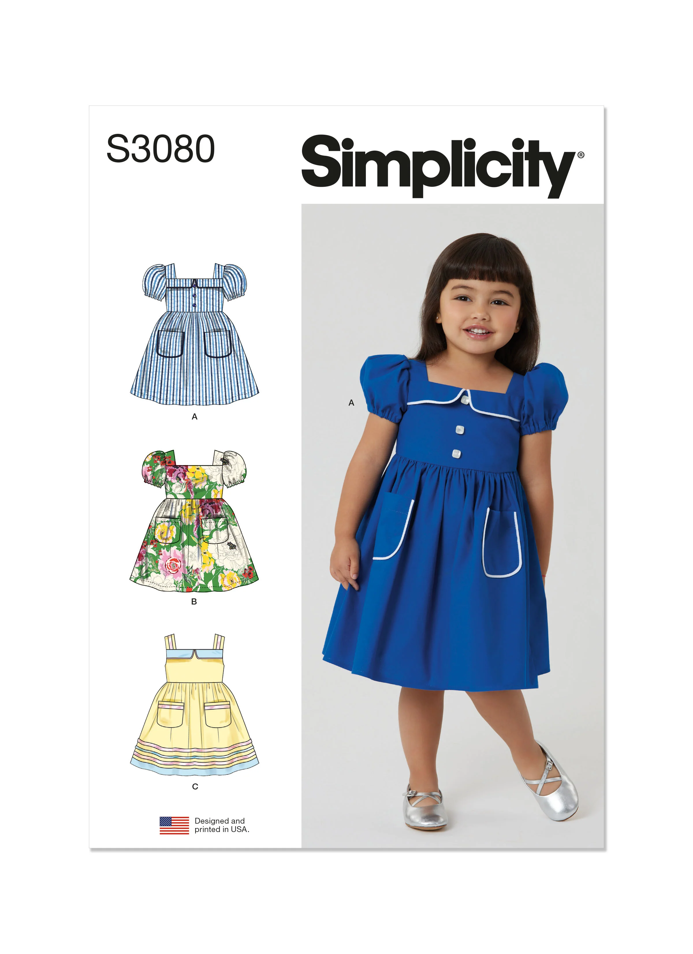 Simplicity Pattern S3080 Toddler