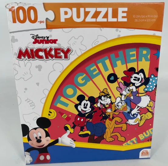 Spinmaster Jigsaw Puzzle, Mickey & Friends Premier - 7x1.5x8.25