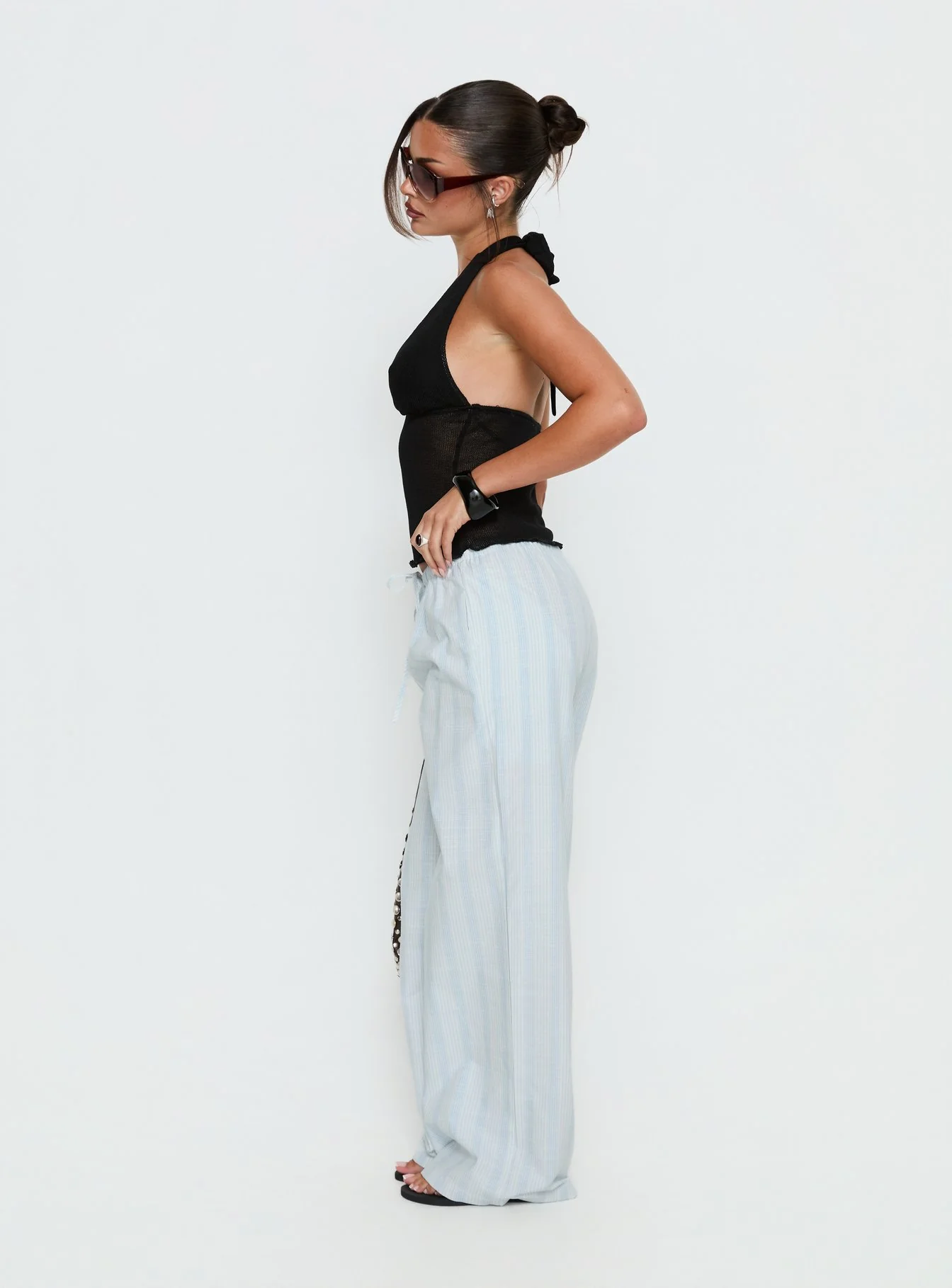 Parklea Pants Blue / White Stripe