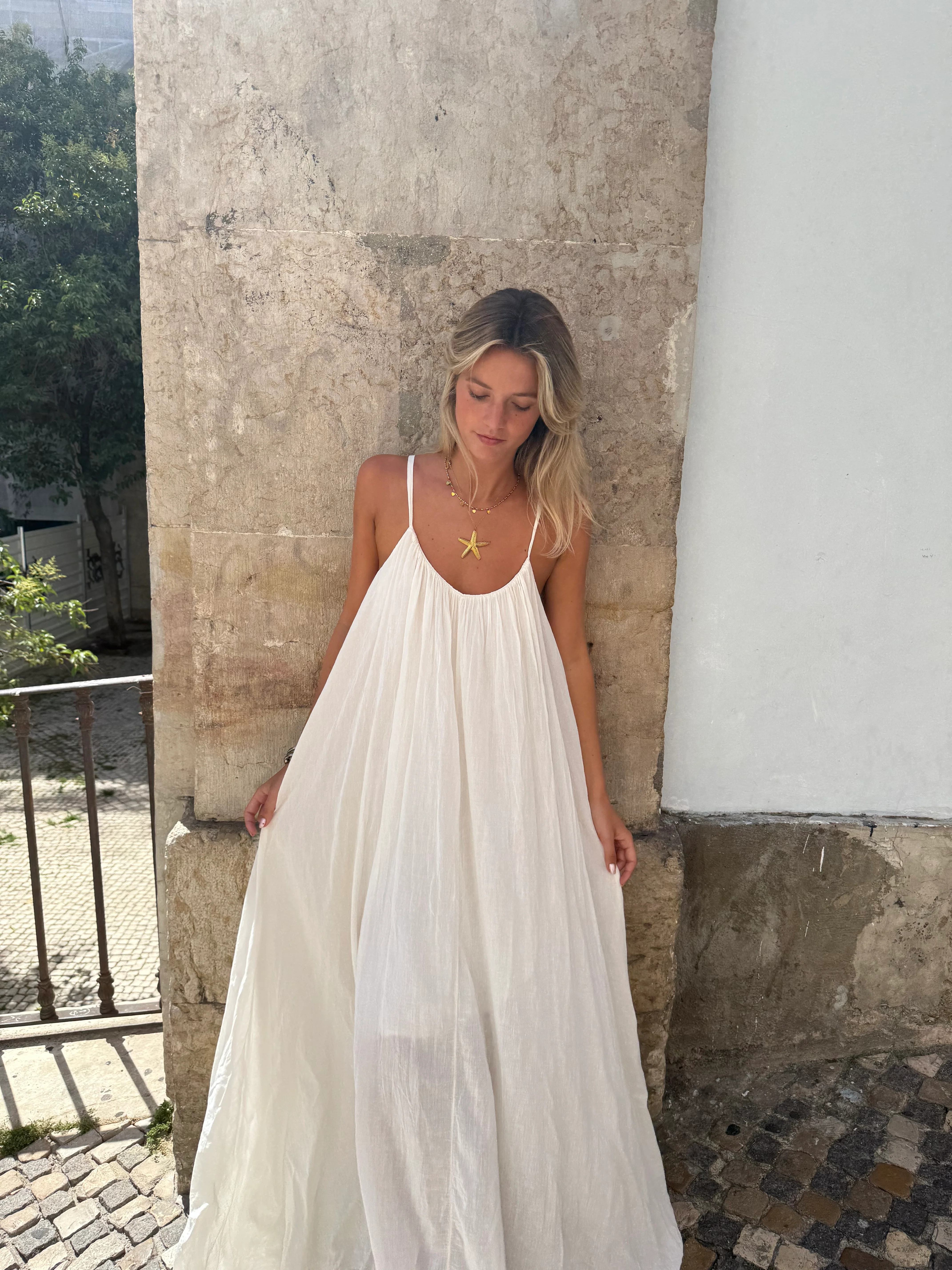 THE COTTON LONG DRESS