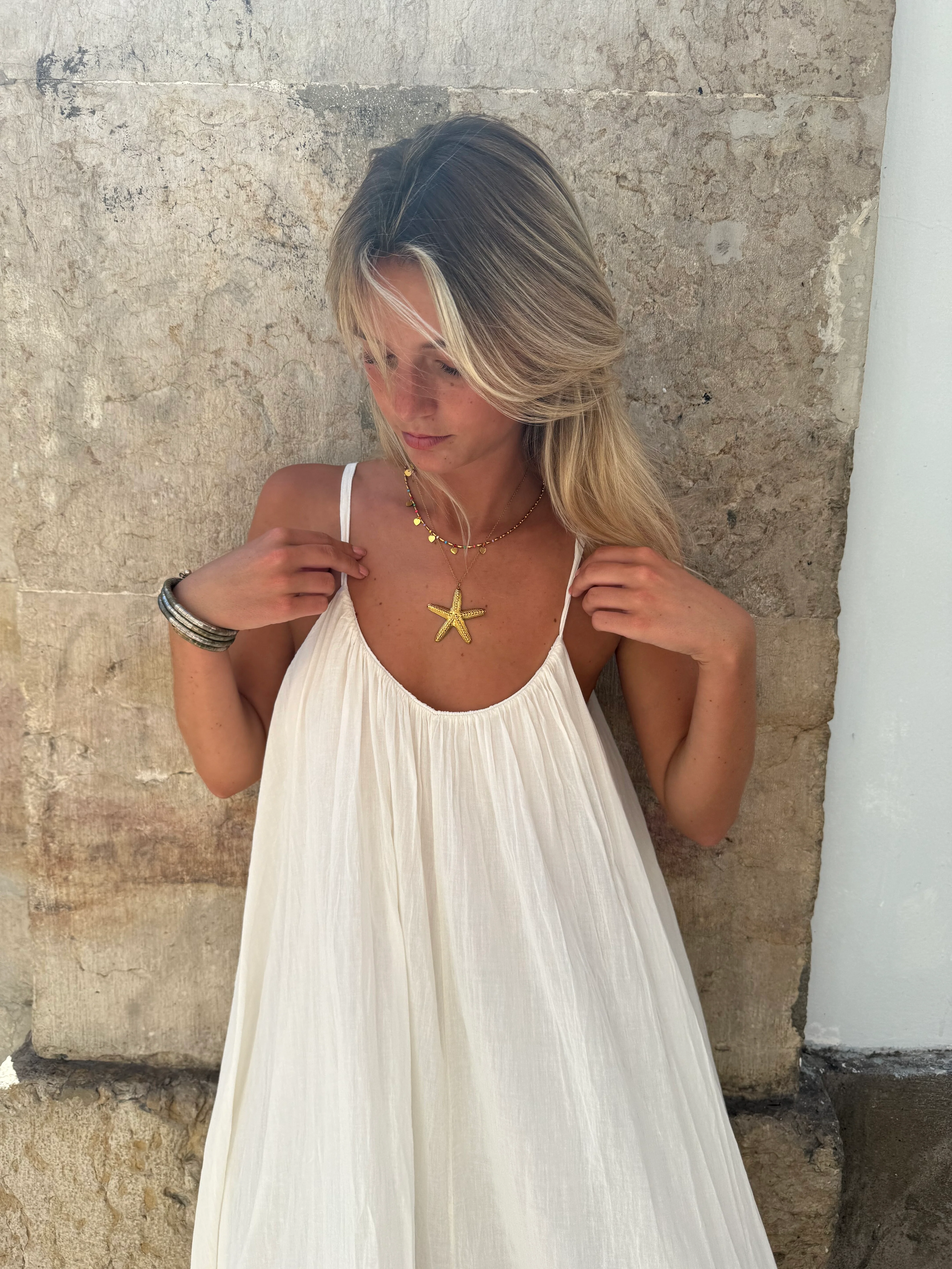 THE COTTON LONG DRESS