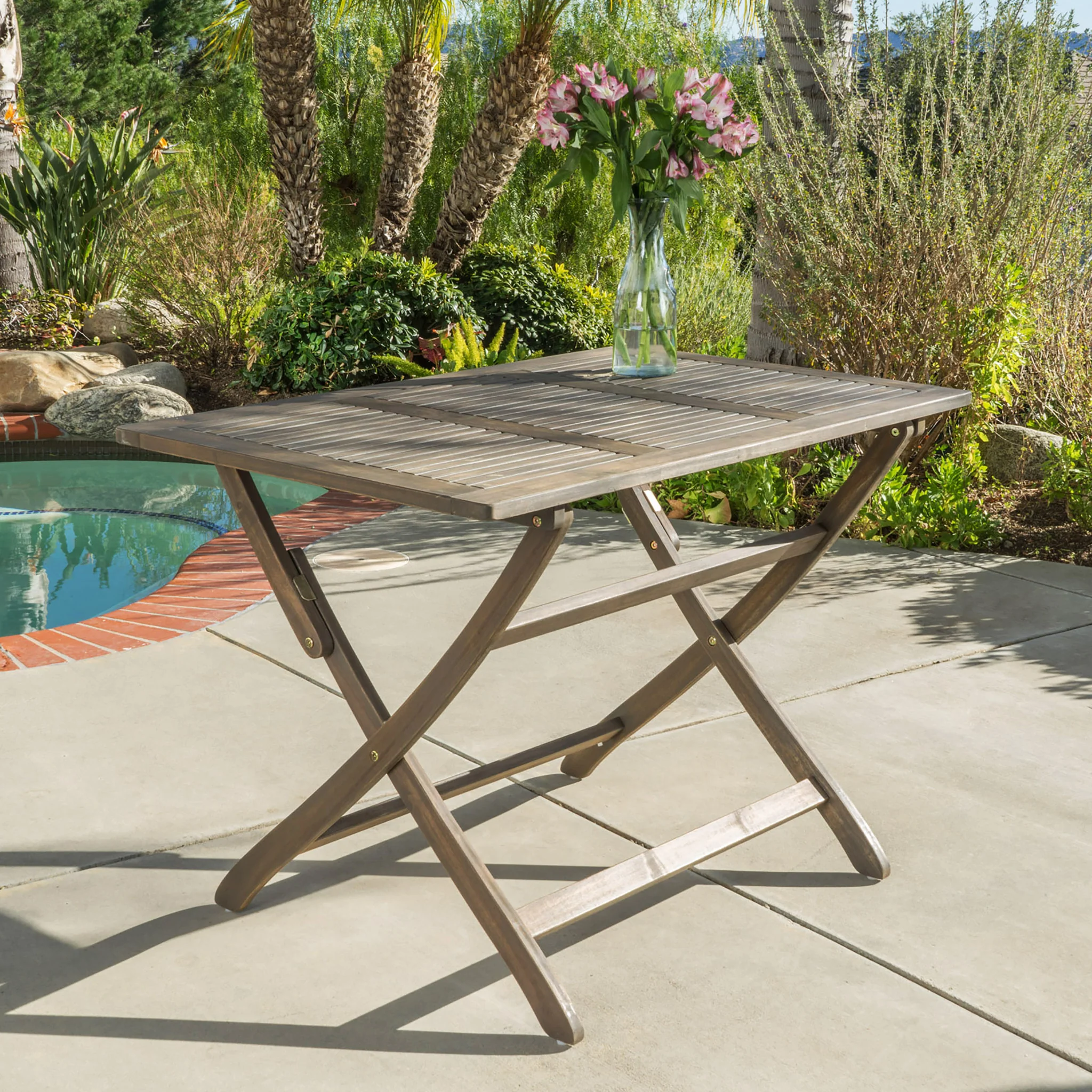 St. Nevis Outdoor Folding Table - furnishings