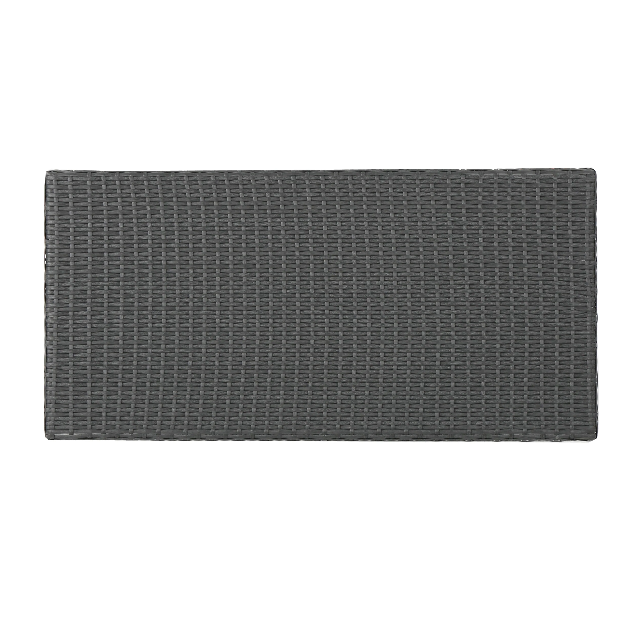 Justin Outdoor Wicker Coffee Table - furnishings