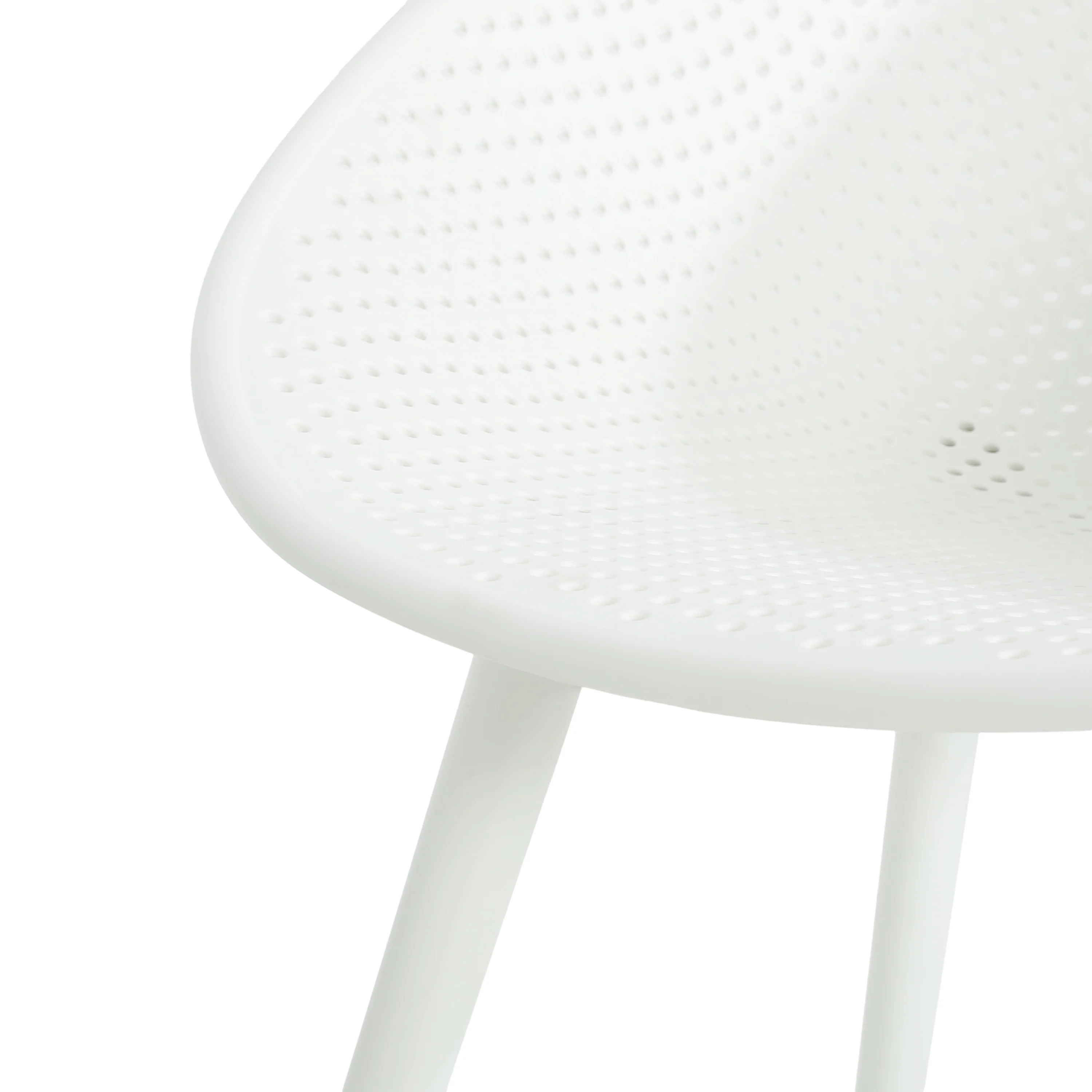 Indoor & Outdoor Polypropelene Plastic Gable Dining Chair, Set of 2 - furnishings