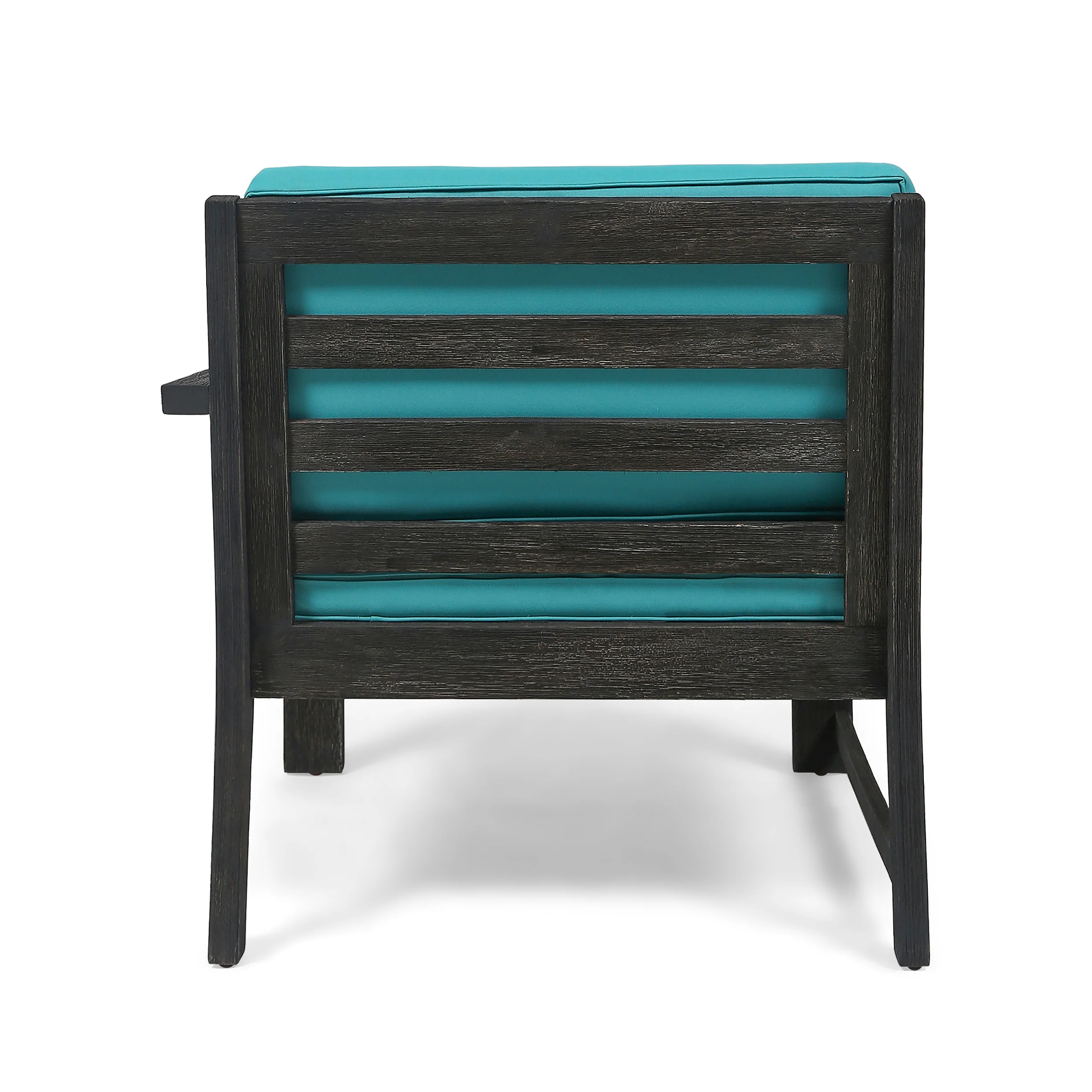 Makayla Ana Outdoor 3 Seater Acacia Wood Sofa Sectional with Cushions - furnishings