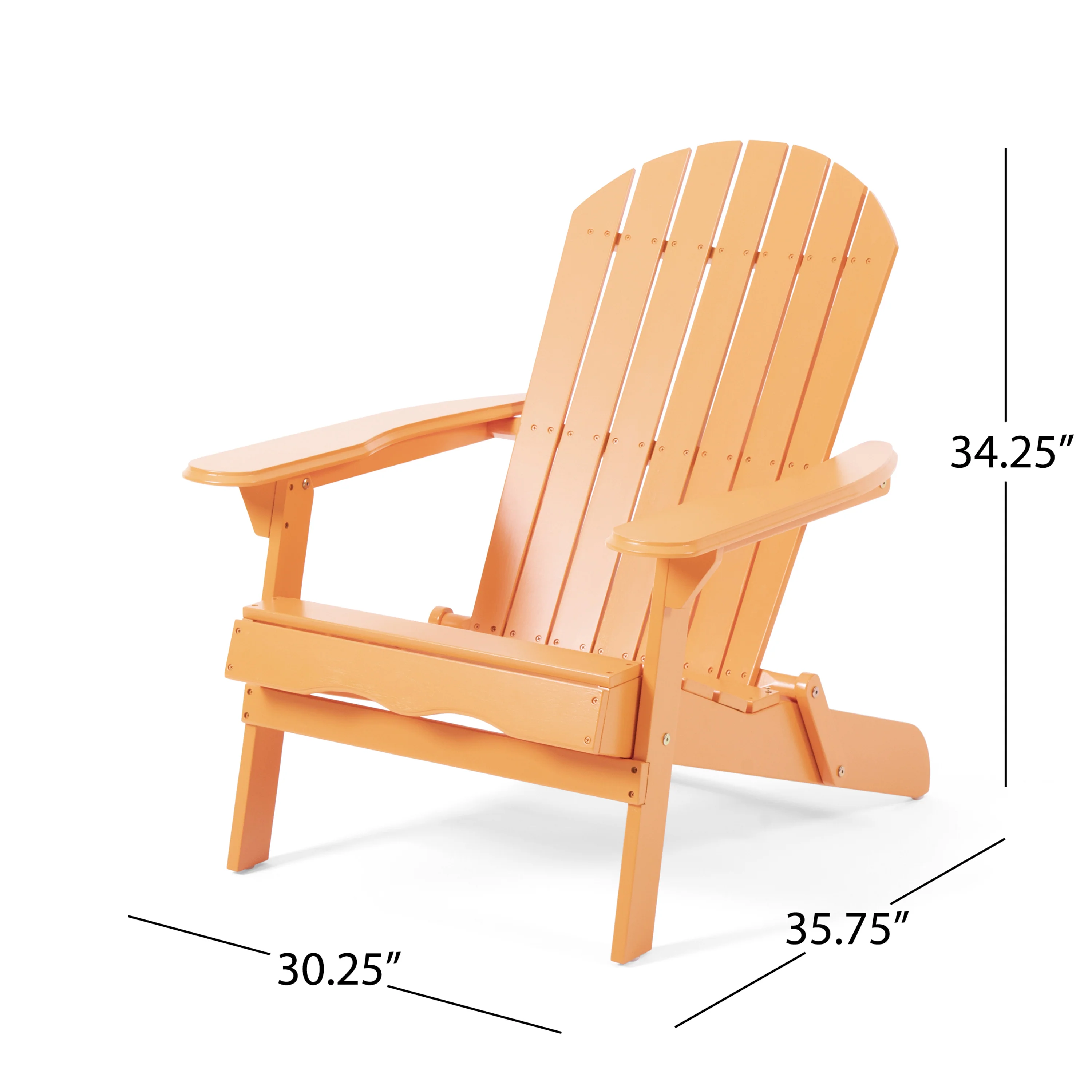 Cartagena Outdoor Acacia Wood Adirondack Chair - furnishings