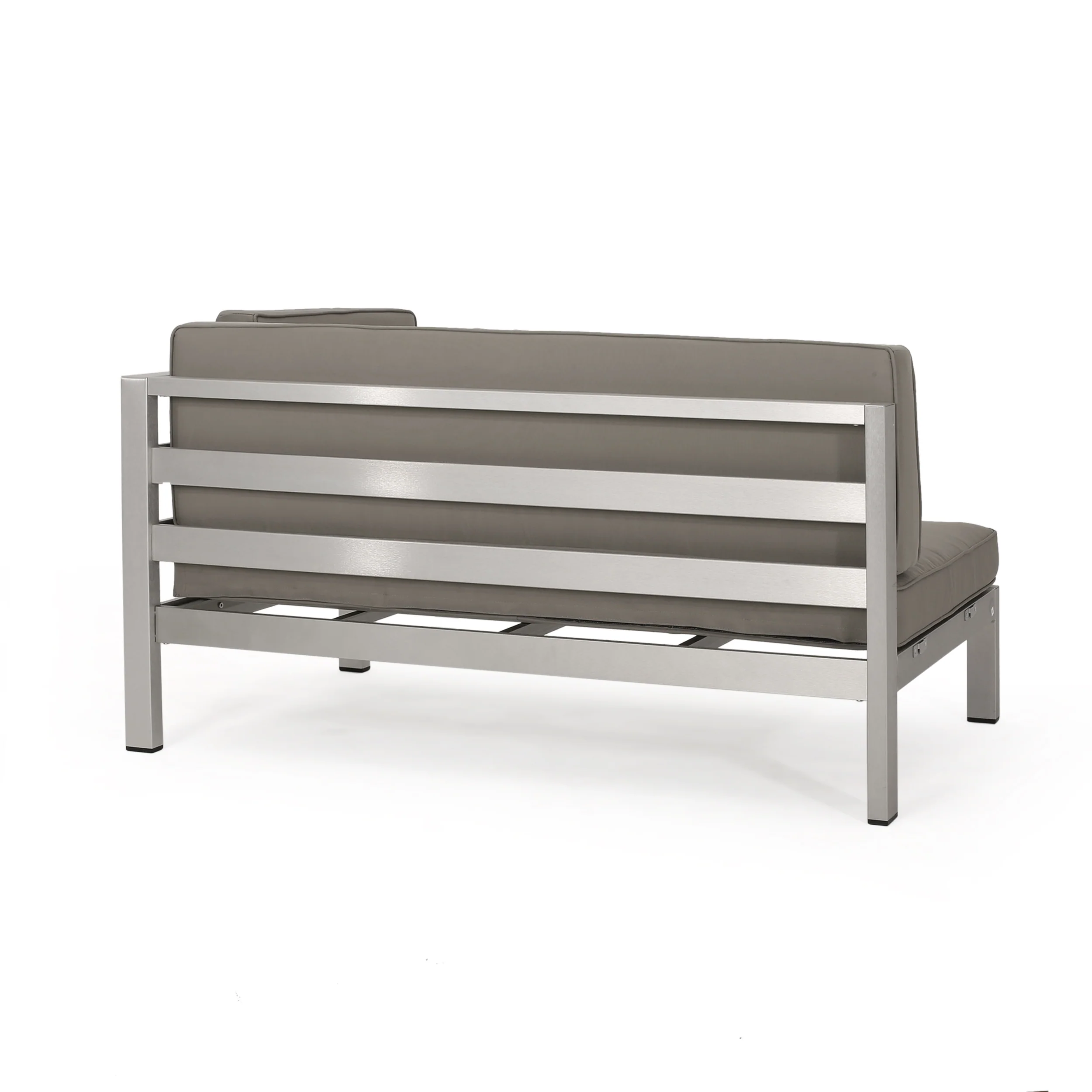 Lompoc Aire Outdoor Modern 5 Seater Sectional Sofa - furnishings