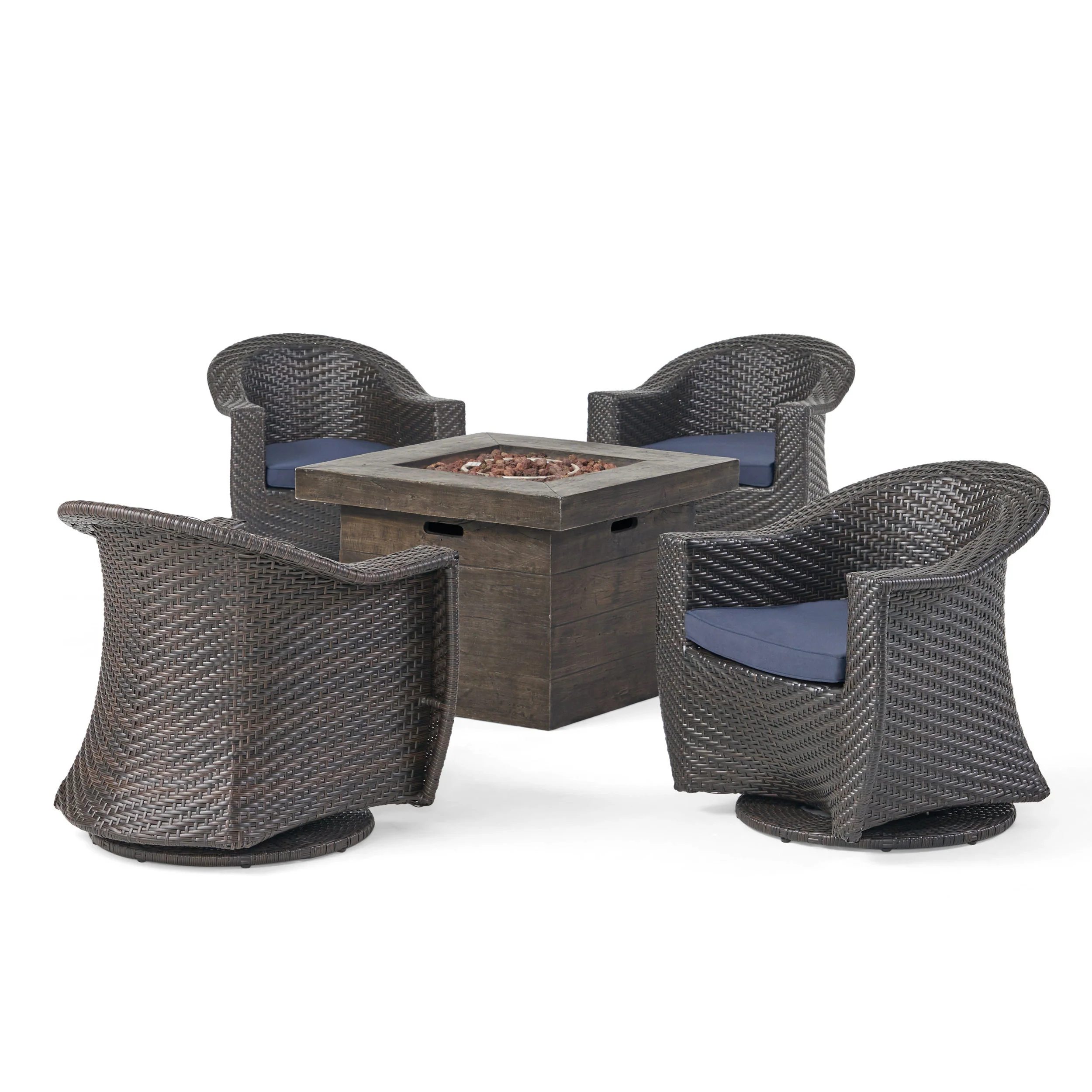 Philipppa Patio Fire Pit Set - furnishings