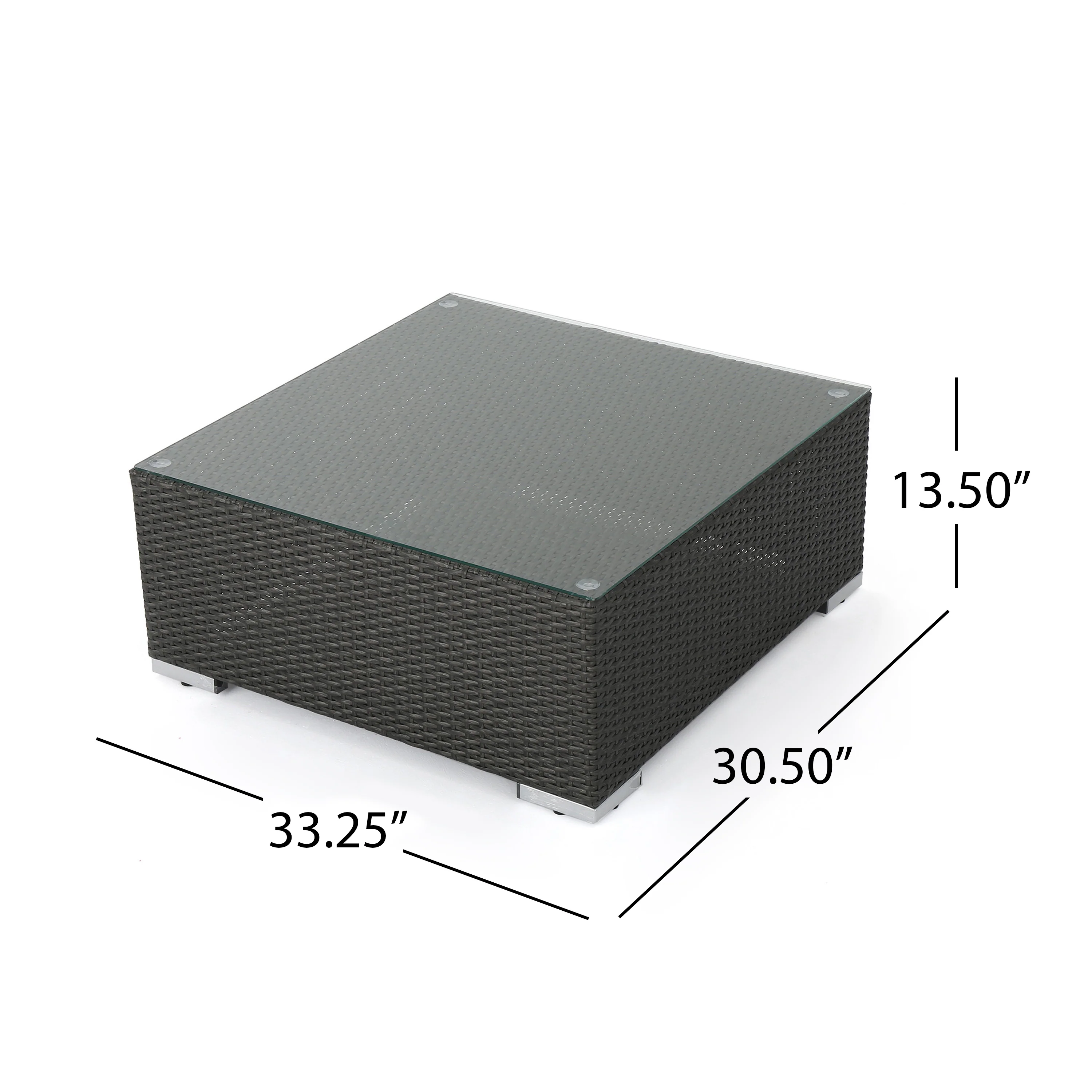 Avianna Outdoor Wicker Coffee Table - furnishings