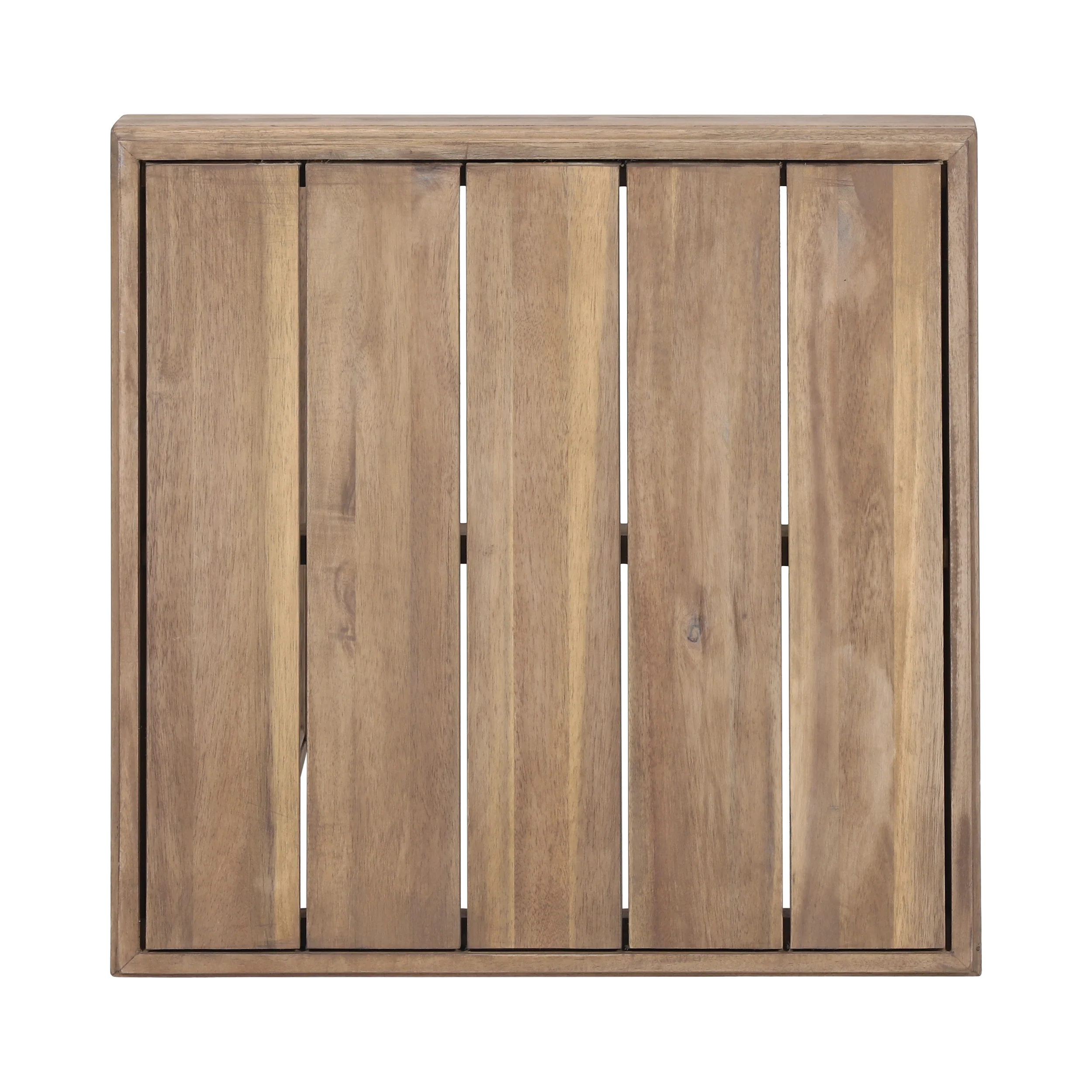 Andrae Outdoor Acacia Wood Side Table - furnishings