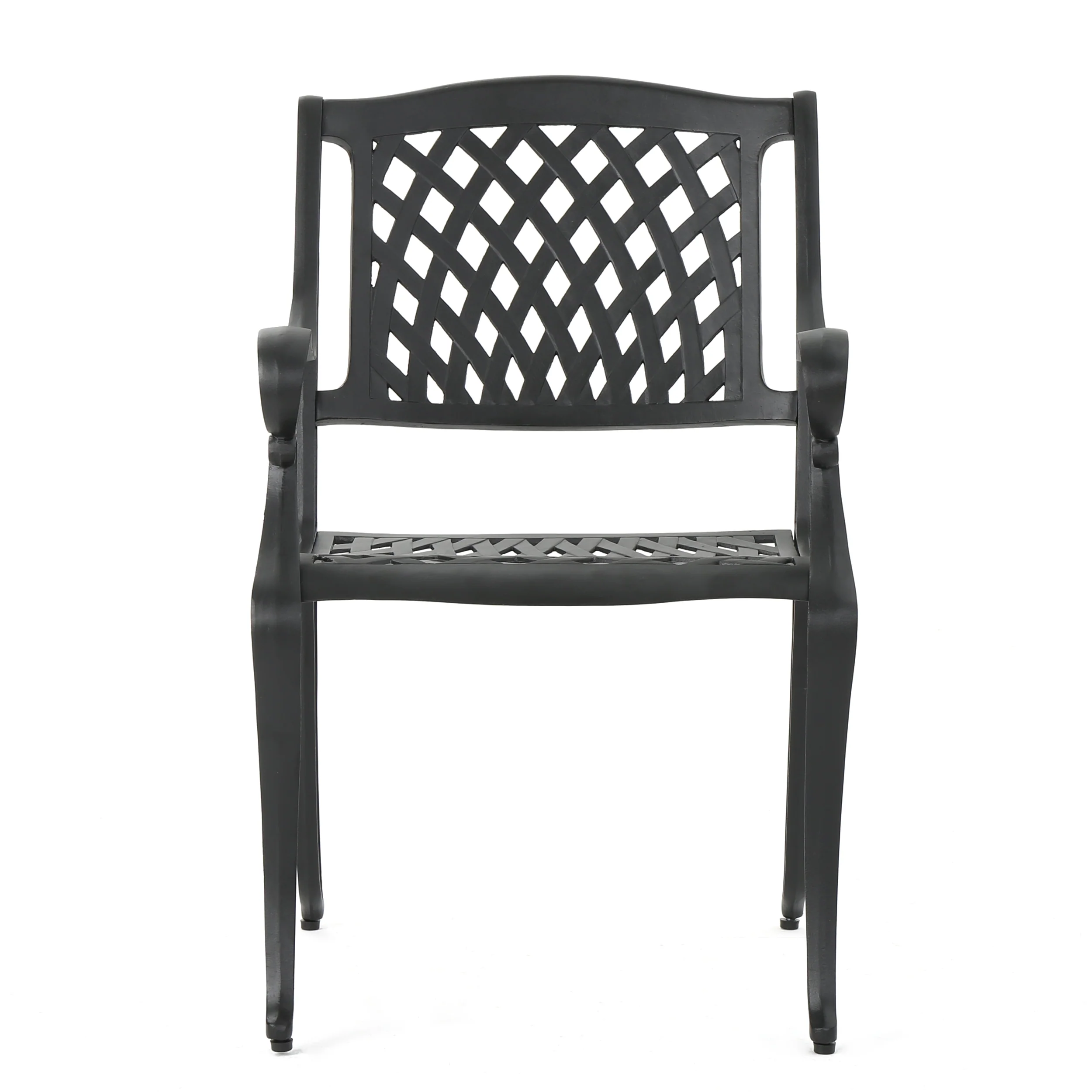 Hallandale Outdoor Dining Chair with Cushion (Set of 2) - furnishings