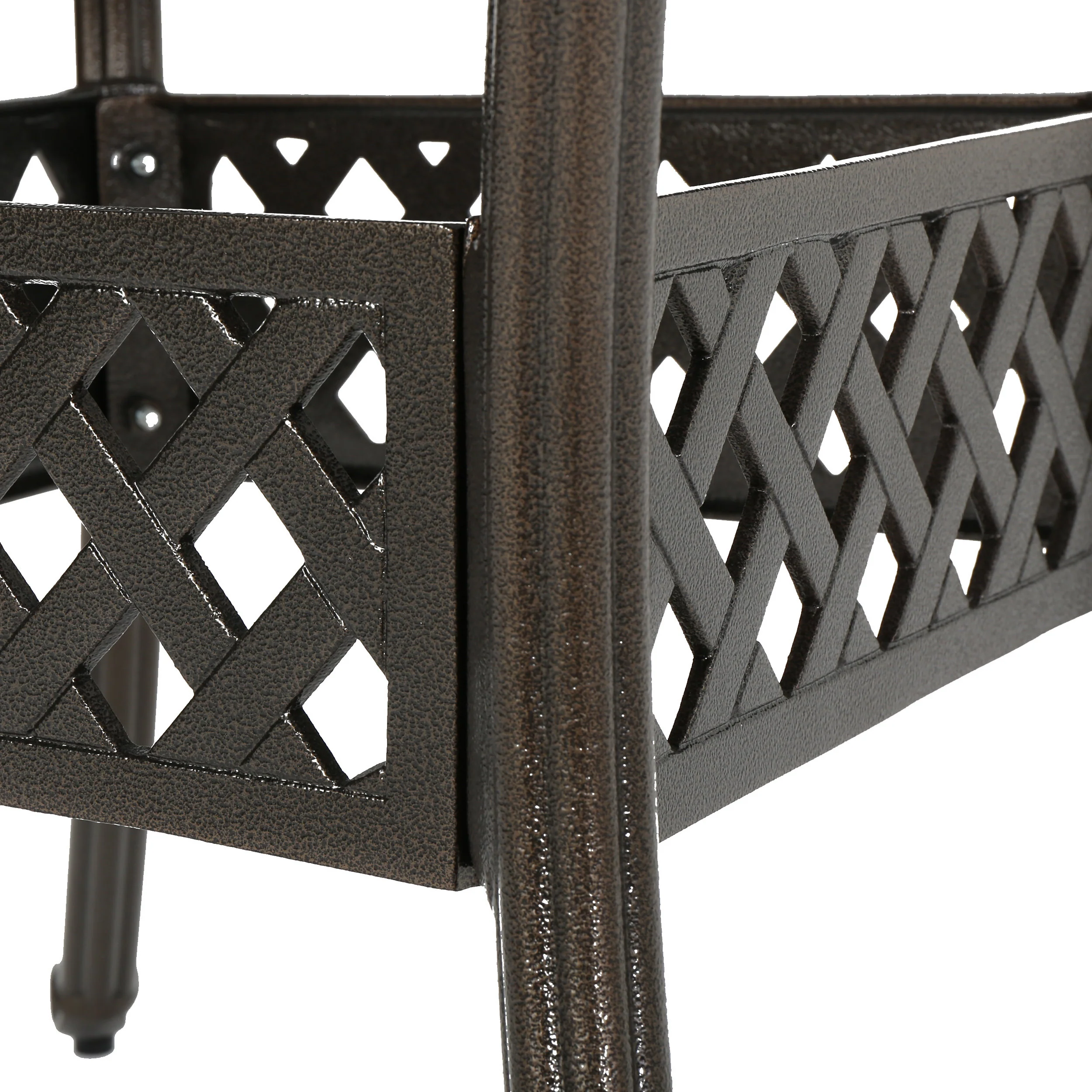 Stannis Outdoor Expandable Aluminum Dining Table - furnishings