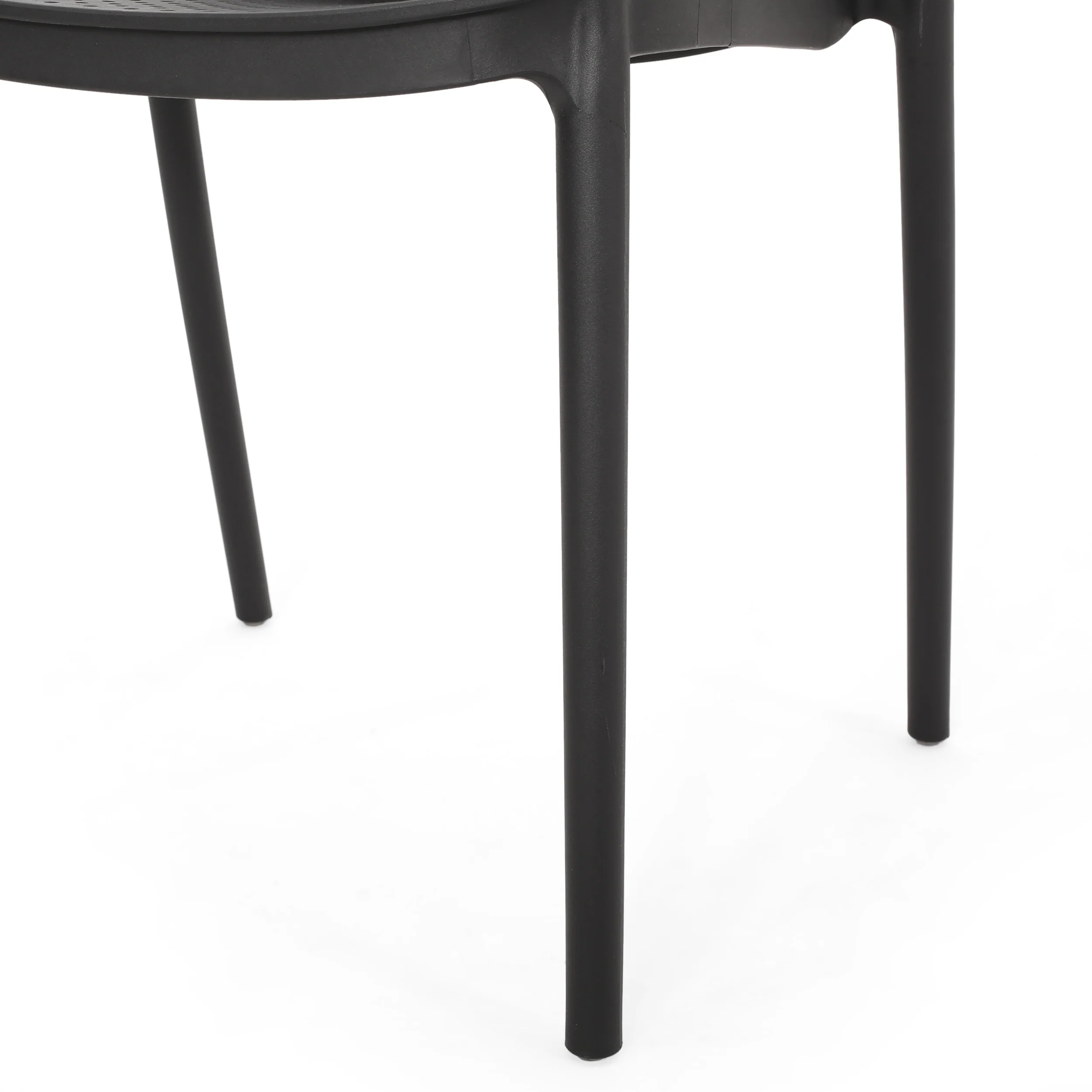 Edenton Outdoor Modern Stacking Dining Chair (Set of 4) - furnishings