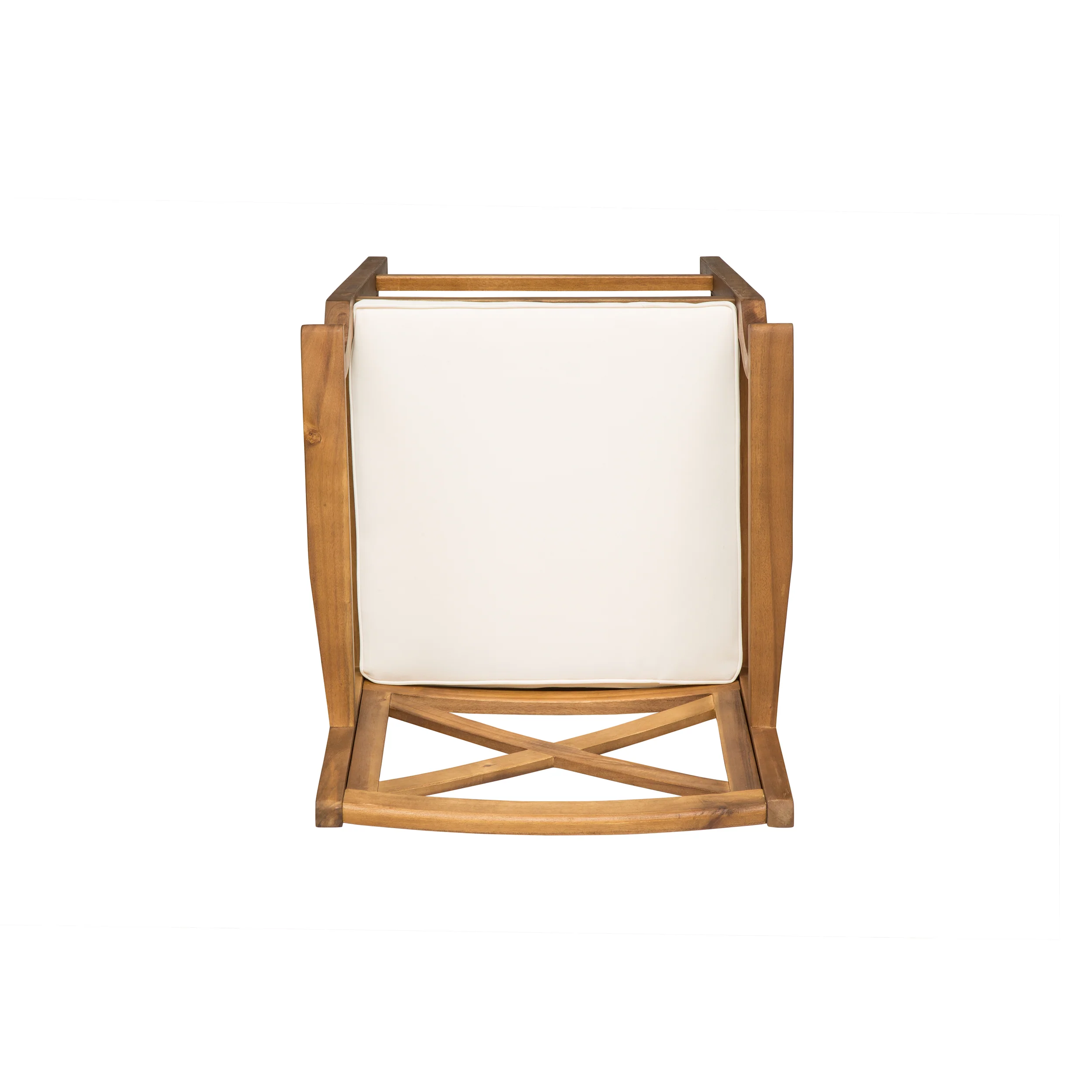 Logan Outdoor Acacia Wood Barstool (set of 2) - furnishings