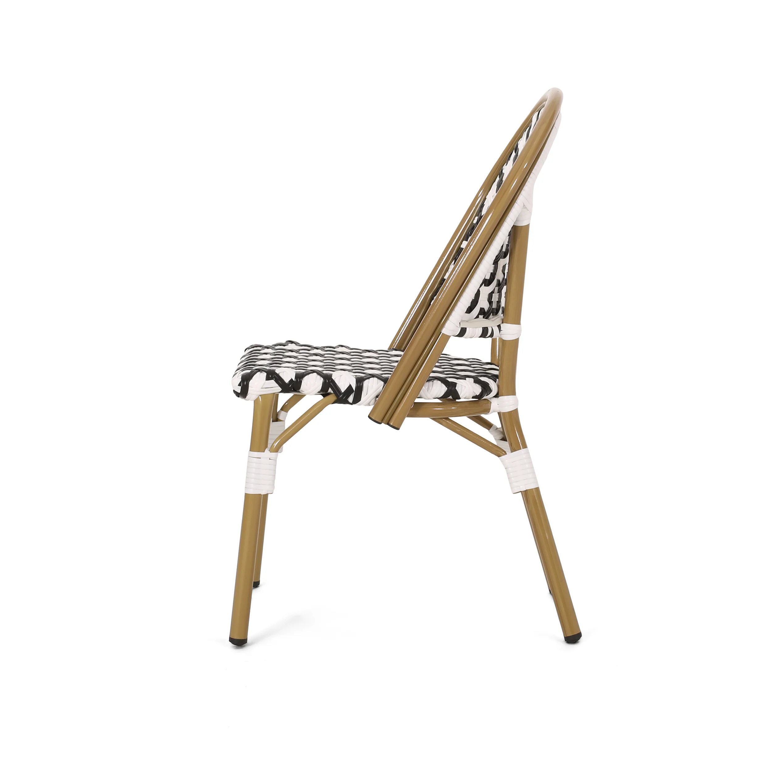 Jordy Outdoor French Bistro Chair (Set of 2) - furnishings
