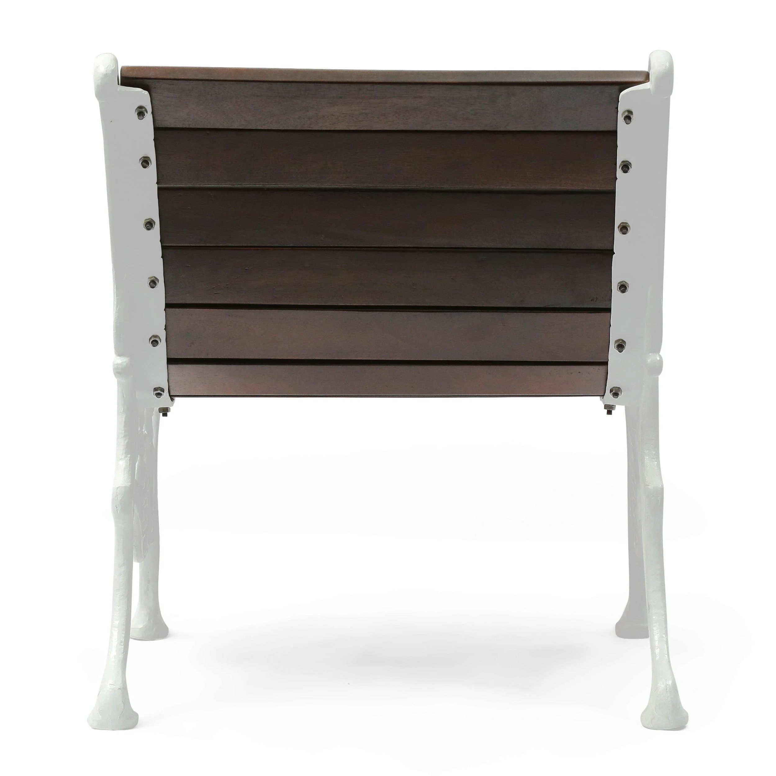 Taber Outdoor Handcrafted Mango Wood Chair, Rustic Brown and White - furnishings