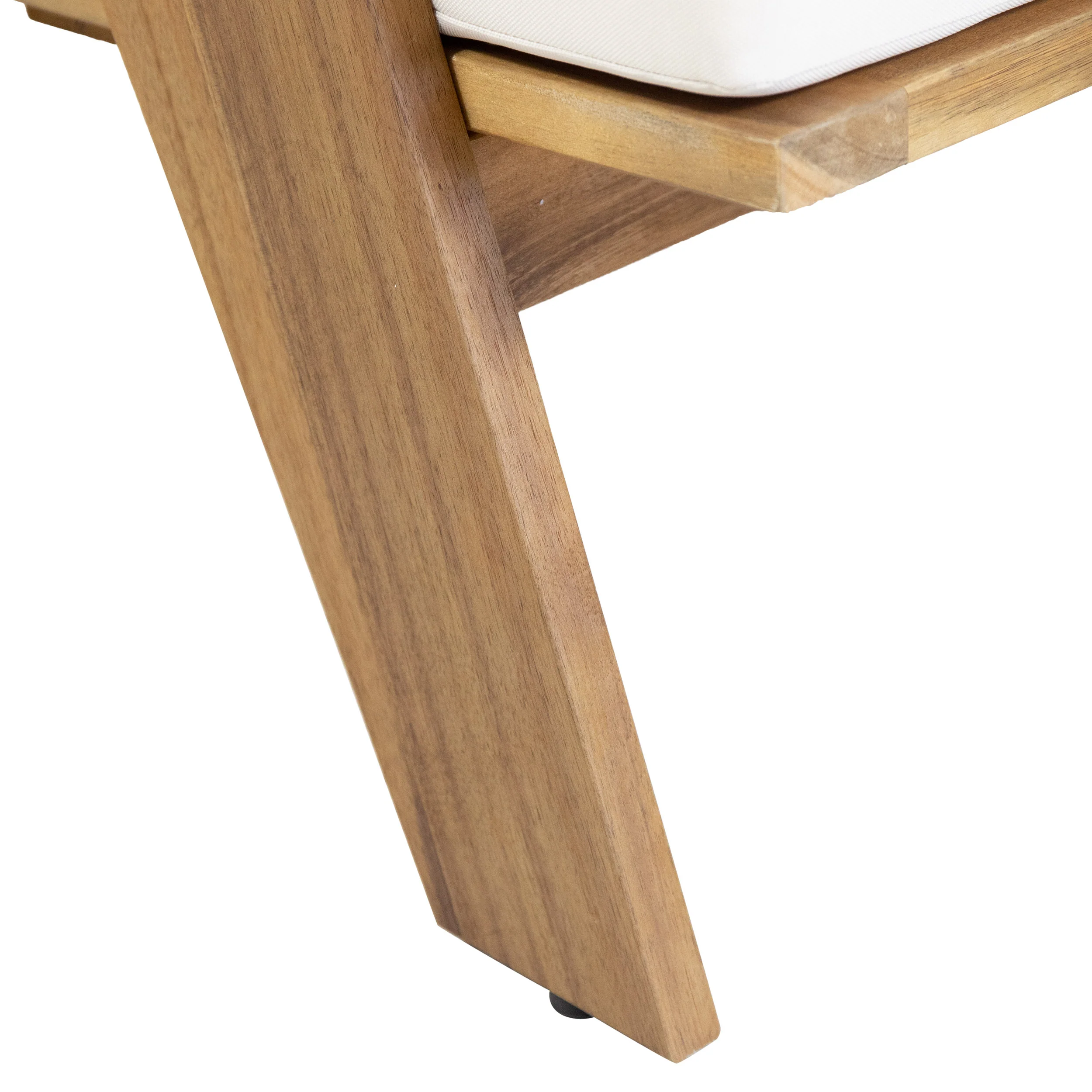 Malheur Outdoor Acacia Wood Club Chairs with Cushions (Set 2) - furnishings