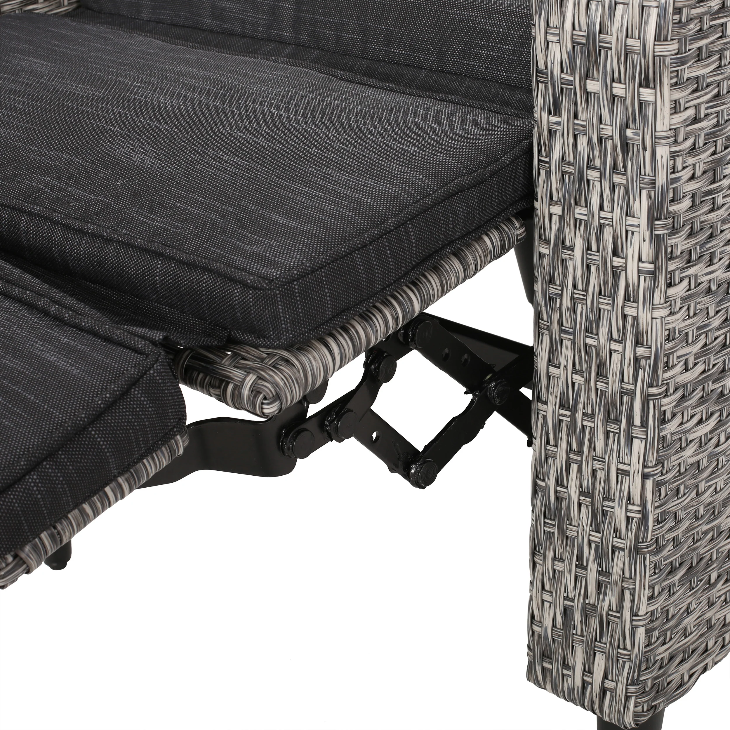 Fircrest Outdoor Wicker Recliner - furnishings