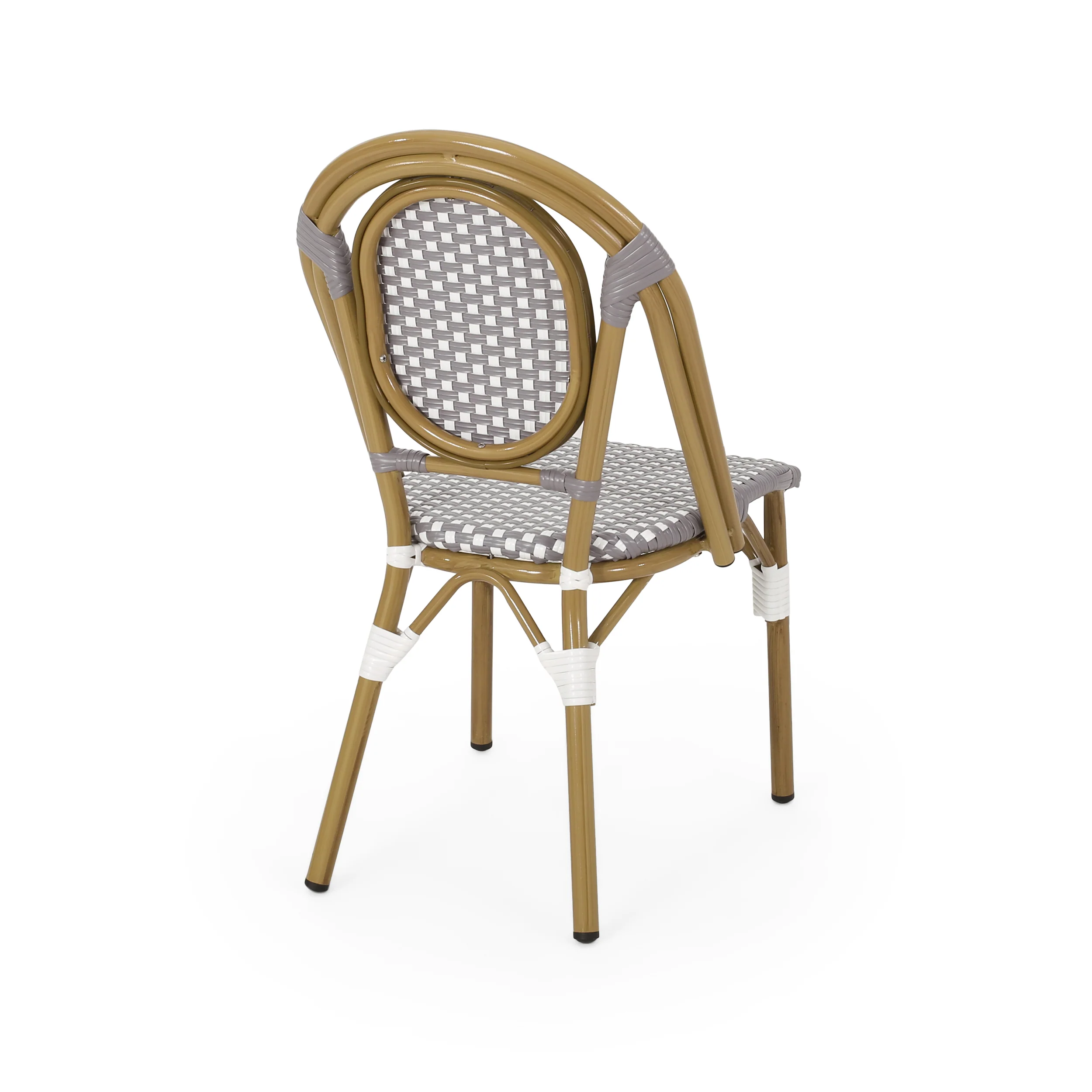 Kazaria Outdoor French Bistro Chairs (Set of 4) - furnishings