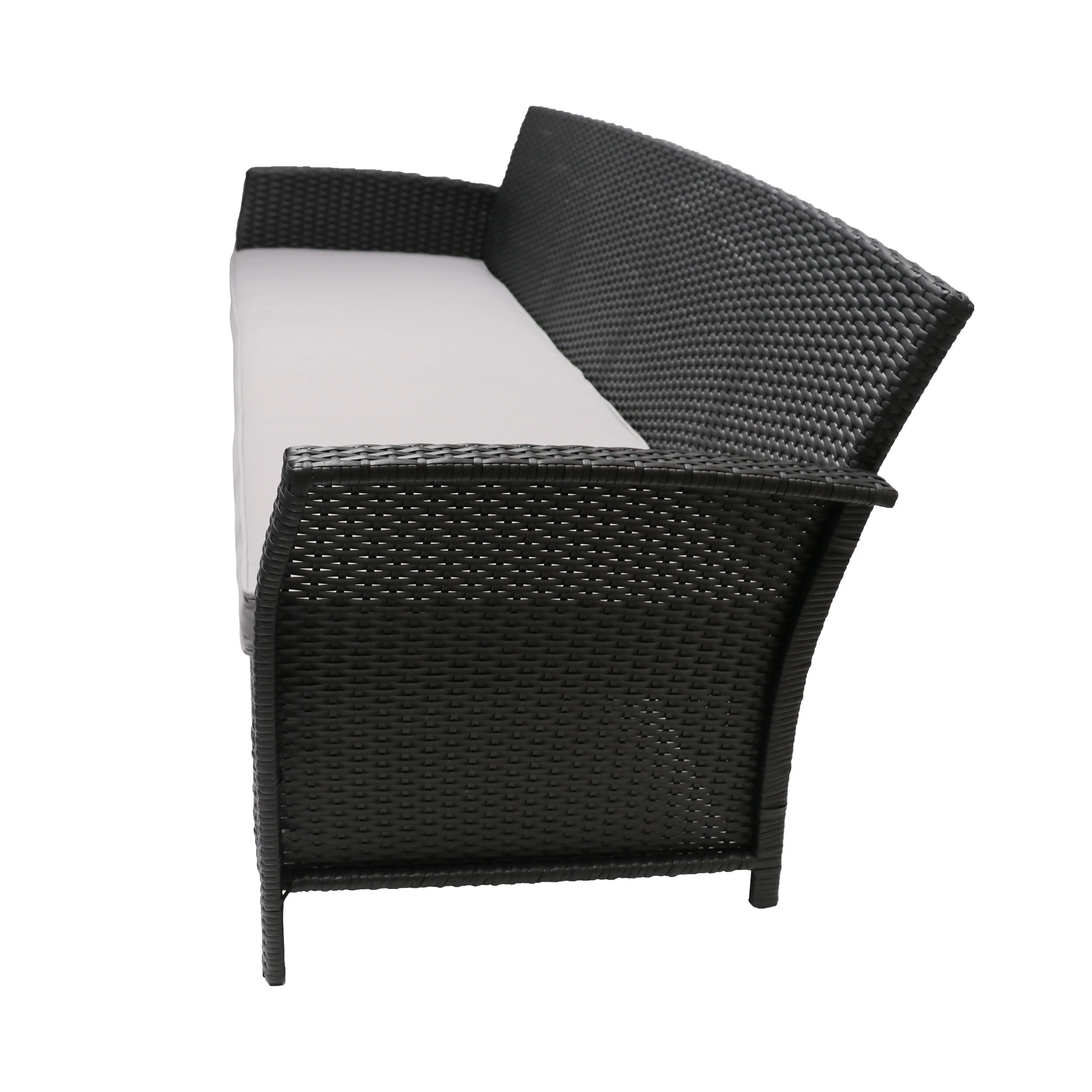 Auguste Outdoor Wicker 3 Seater Sofa - furnishings