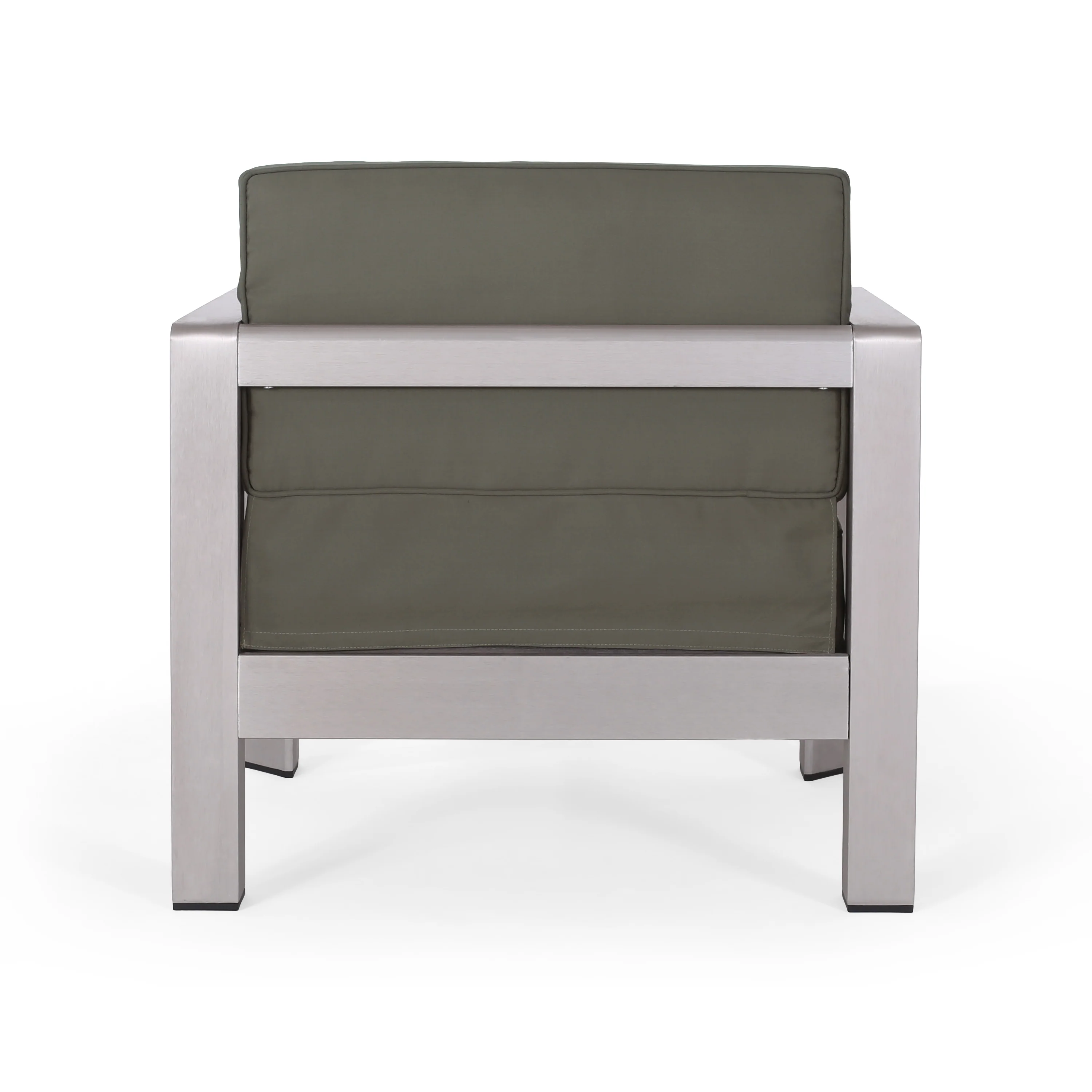 Booth Outdoor Aluminum Club Chairs - furnishings