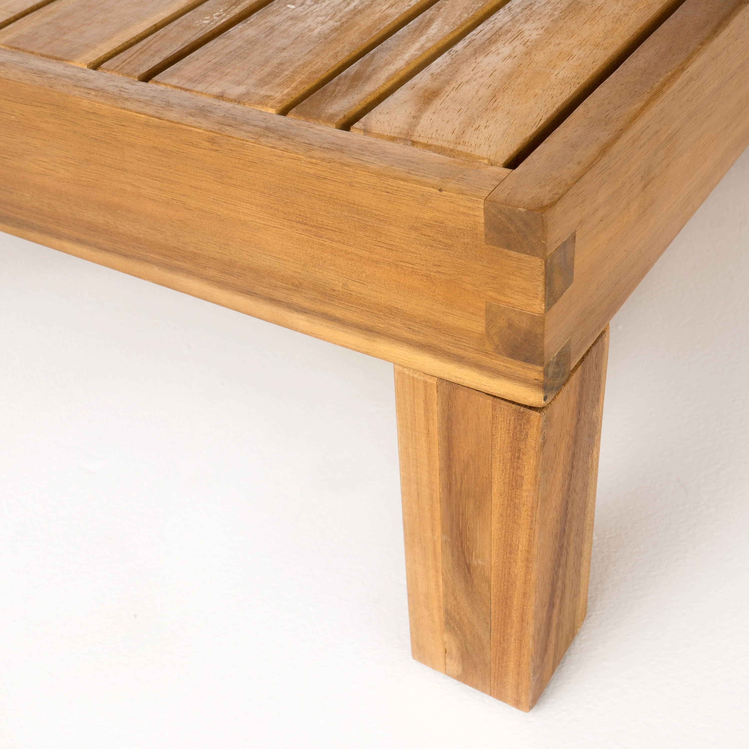 Cascada Outdoor Acacia Wood Coffee Table - furnishings
