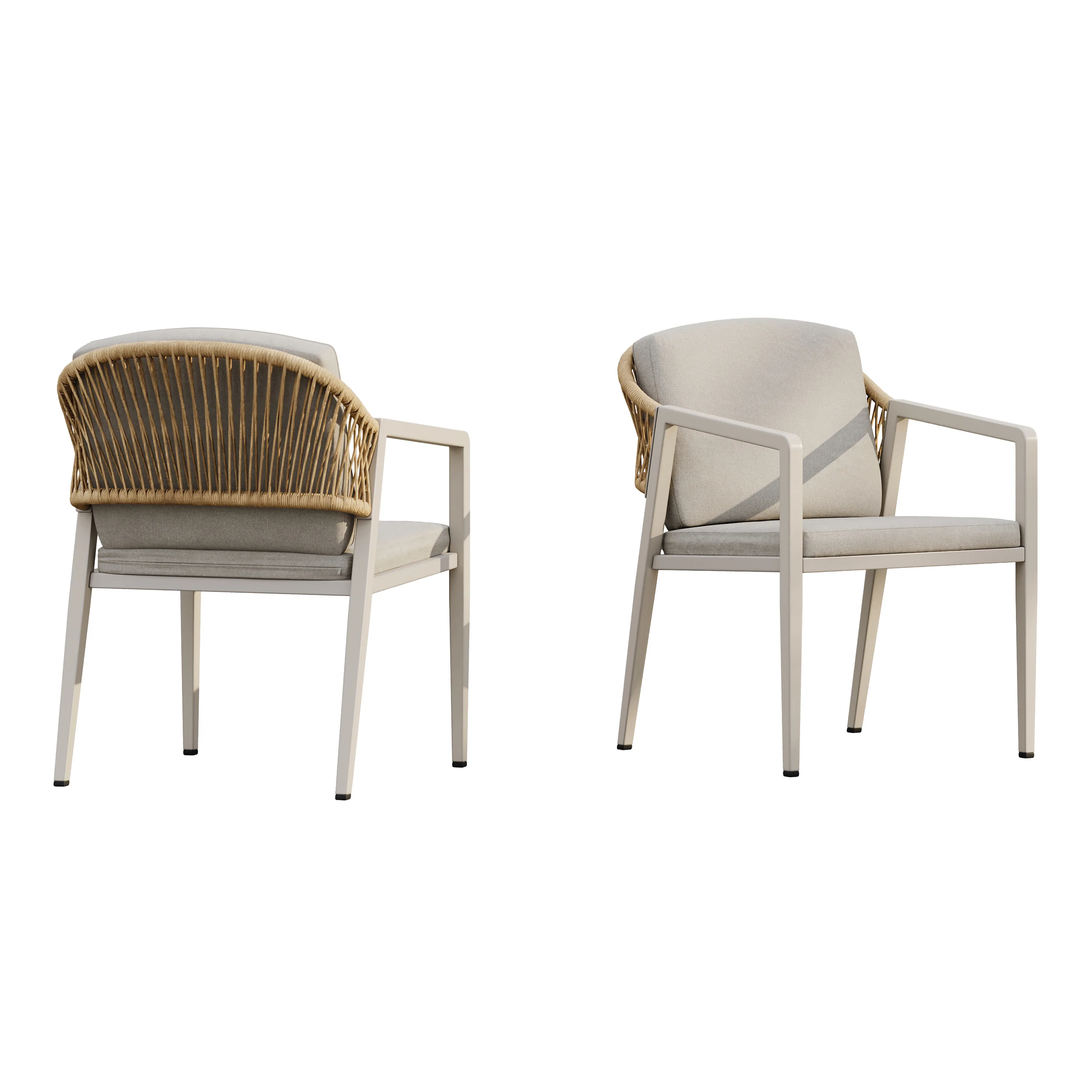 Oakley 2-Piece Outdoor Dining Chair set - furnishings