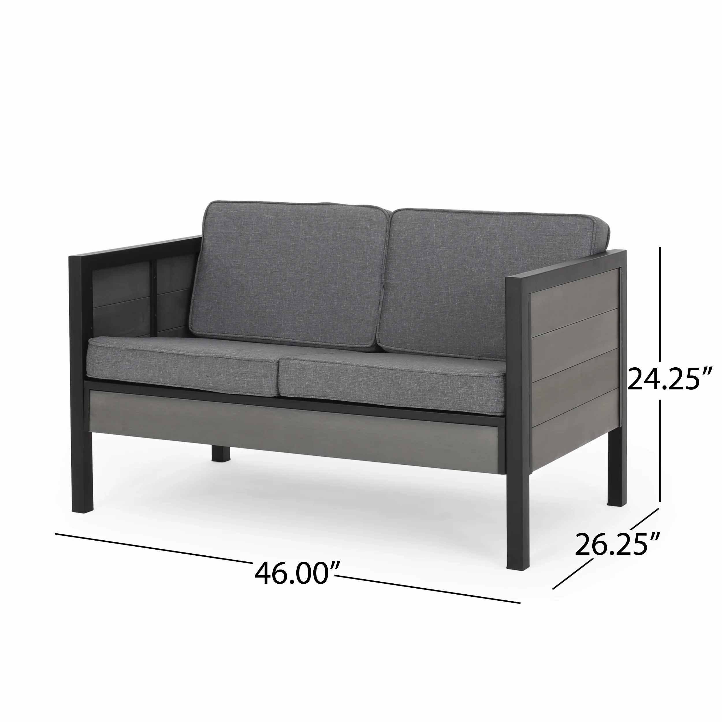 Grace Outdoor Loveseat Set with Coffee Table - furnishings