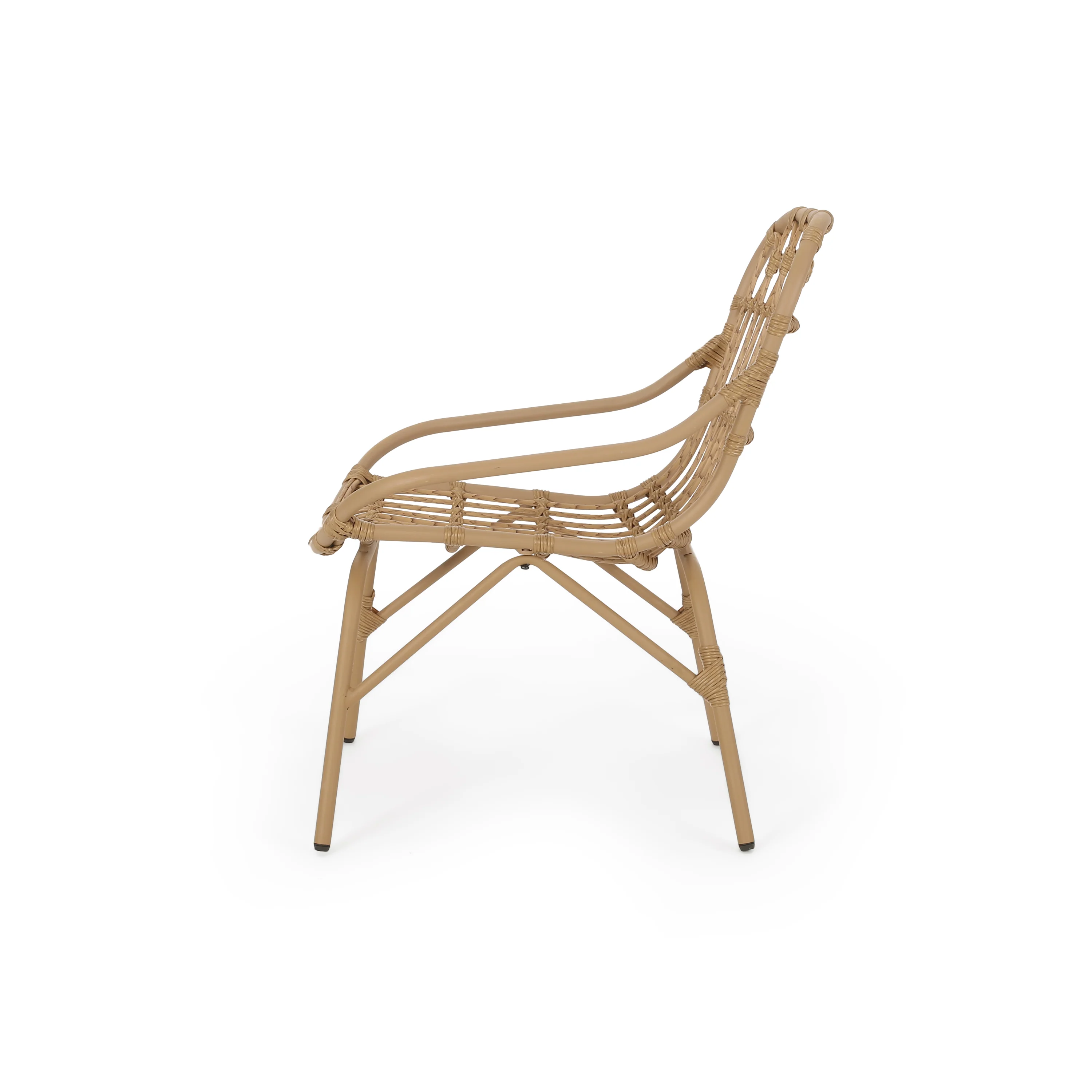 Barrister Outdoor Wicker 3 Piece Chat Set - furnishings