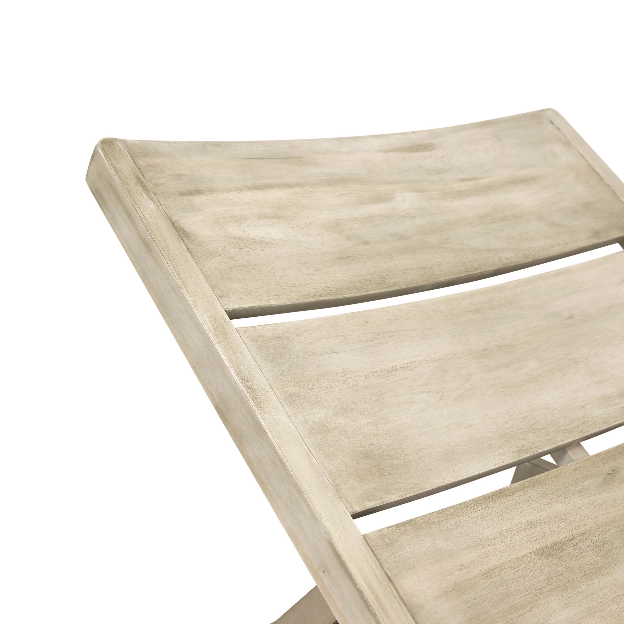 Emileigh Outdoor Acacia Wood Chaise 2 Piece Lounge - furnishings