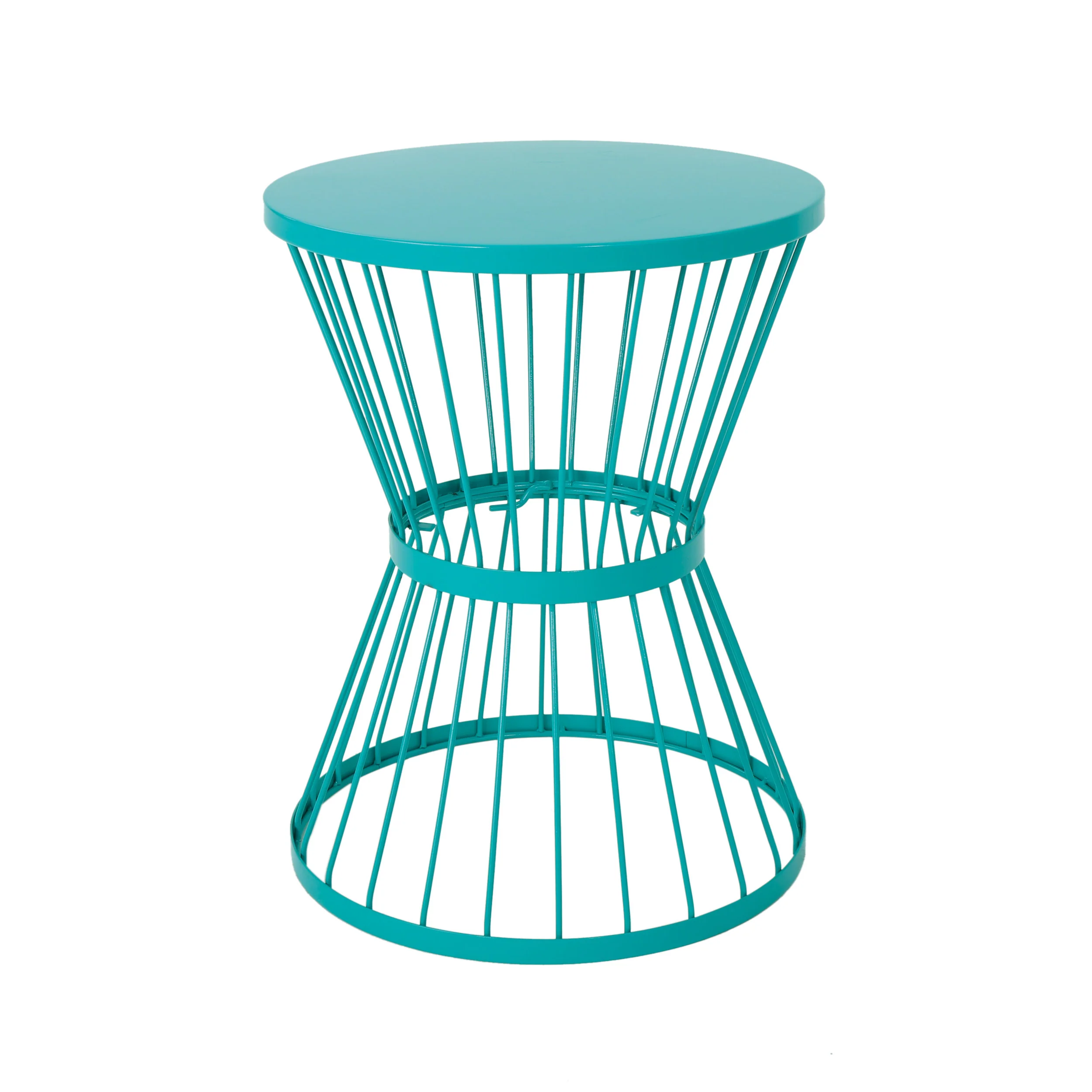 Fern Outdoor 16 Inch Iron Side Table - furnishings
