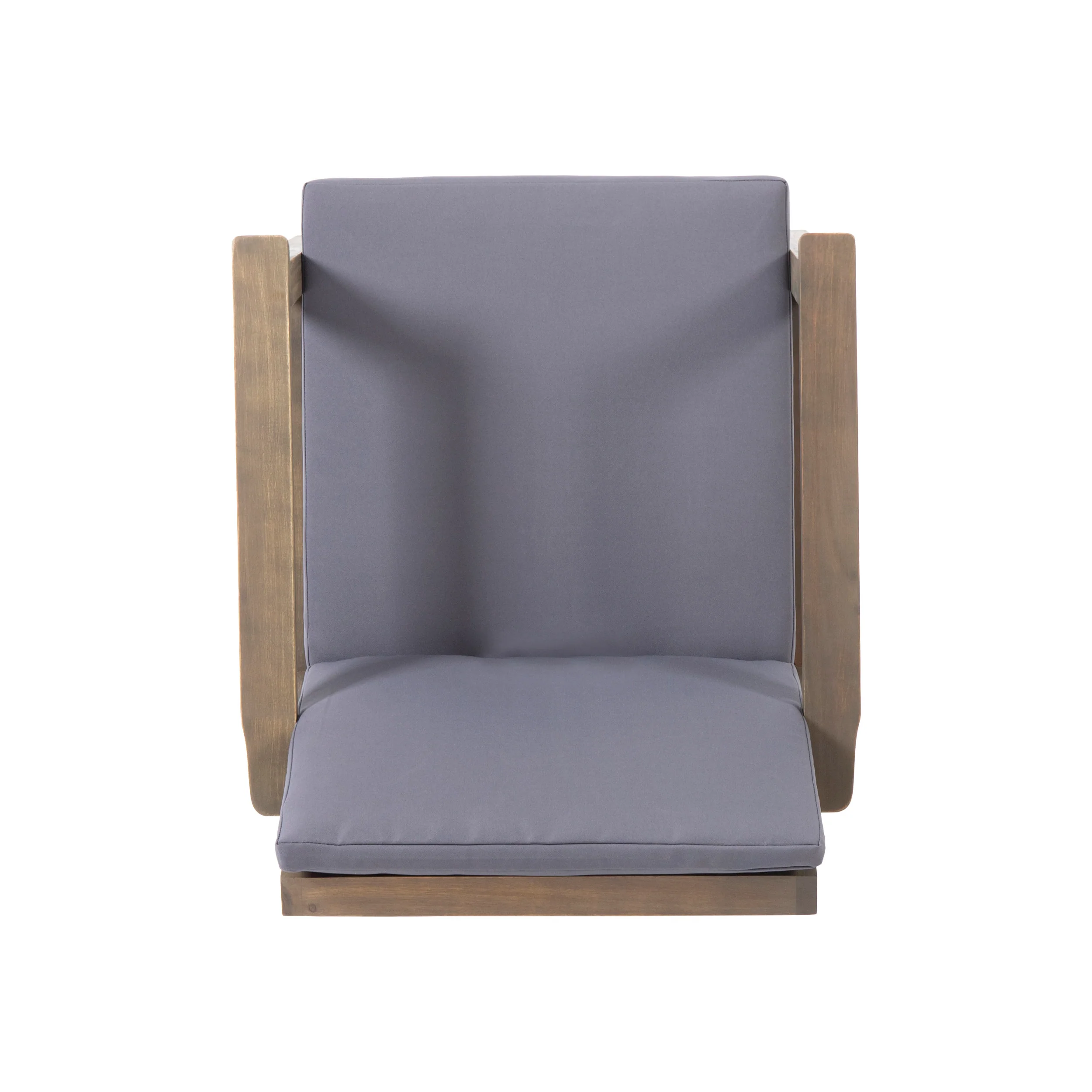 Avacyn Outdoor Acacia Wood Club Chairs with Cushions (Set of 2) - furnishings