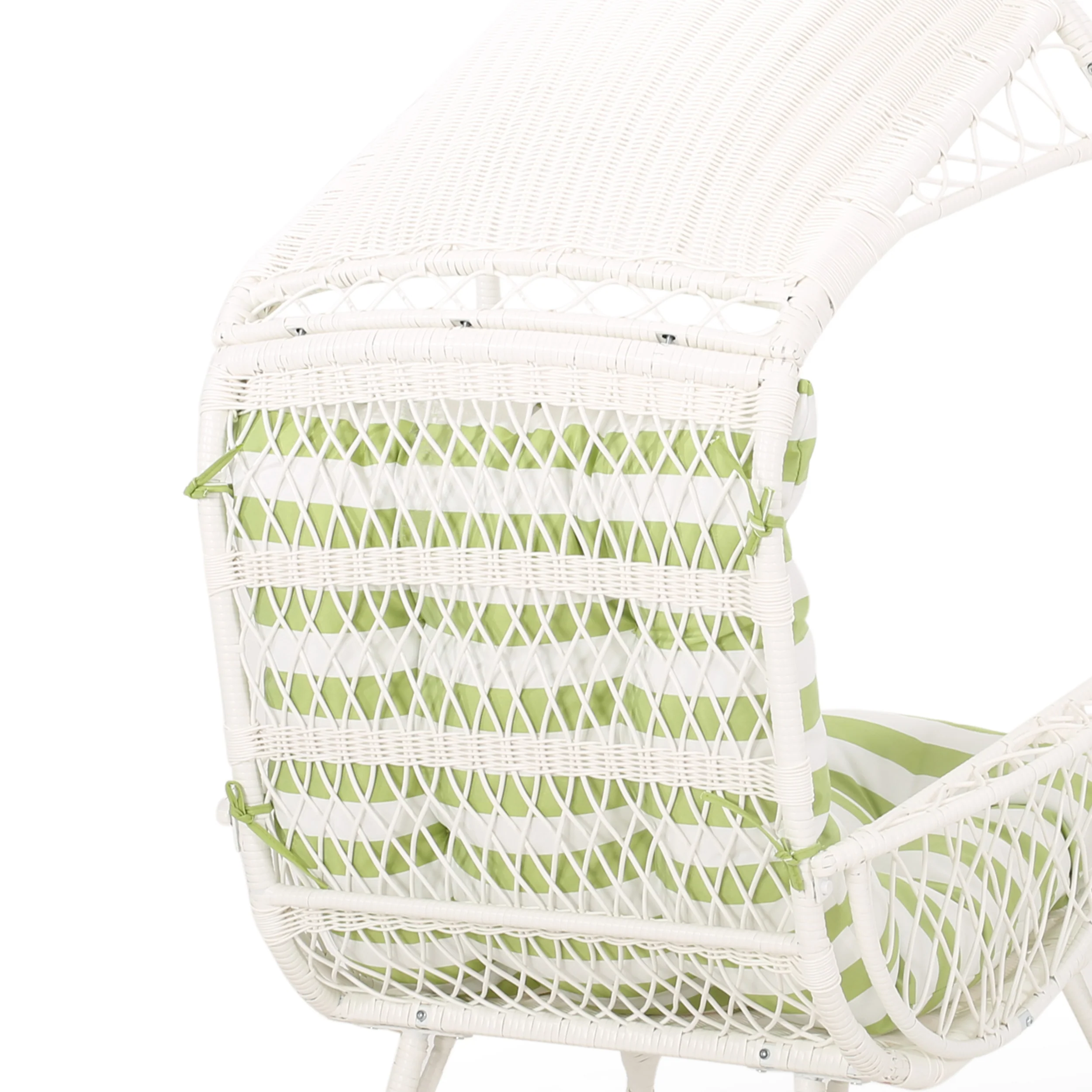 Primo Outdoor Wicker Freestanding Basket Chair - furnishings