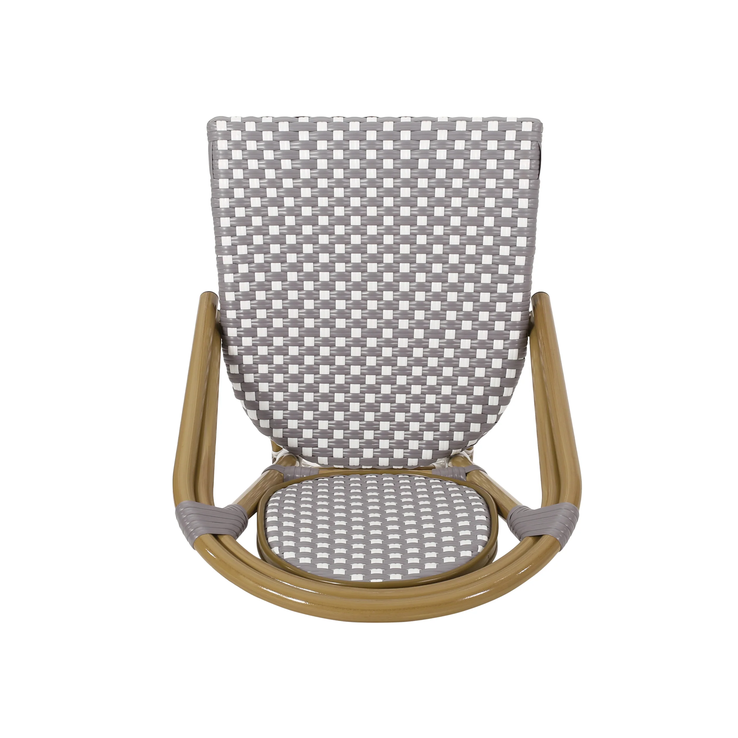 Kazaria Outdoor French Bistro Chairs (Set of 4) - furnishings