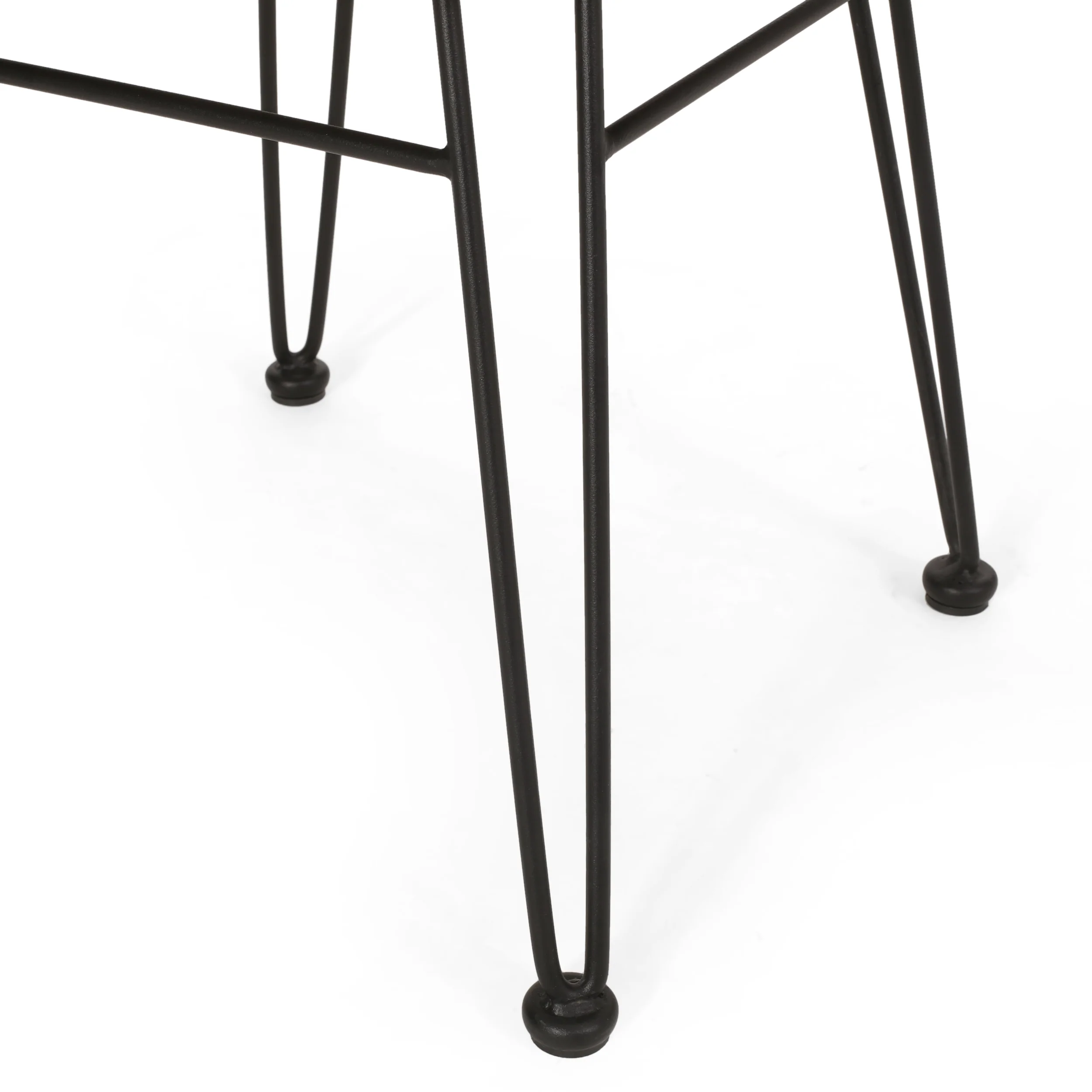 Cowen Outdoor Wicker Dining Chairs with Cushion, Set of 2, Light Brown, Black, and Beige - furnishings