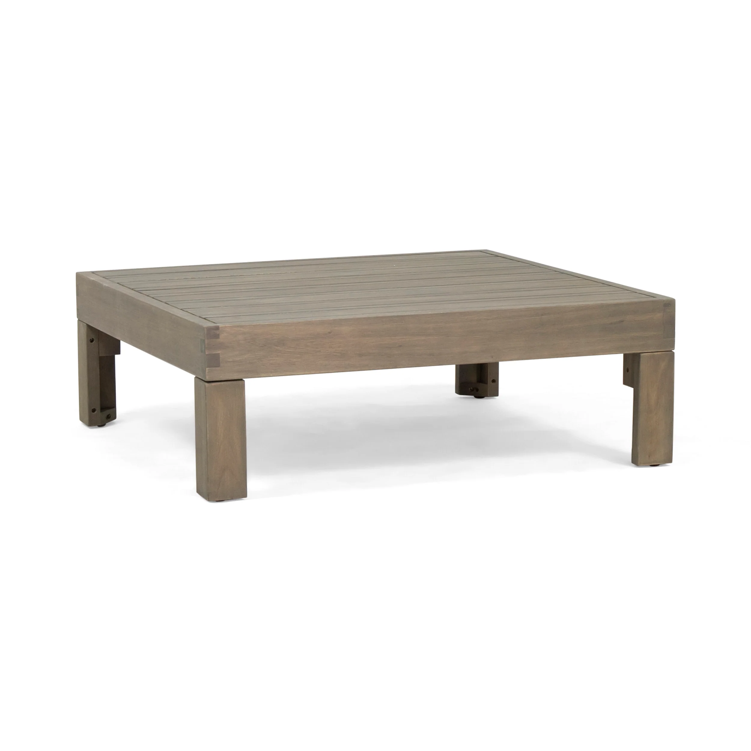 Allegra Outdoor Acacia Wood Coffee Table - furnishings