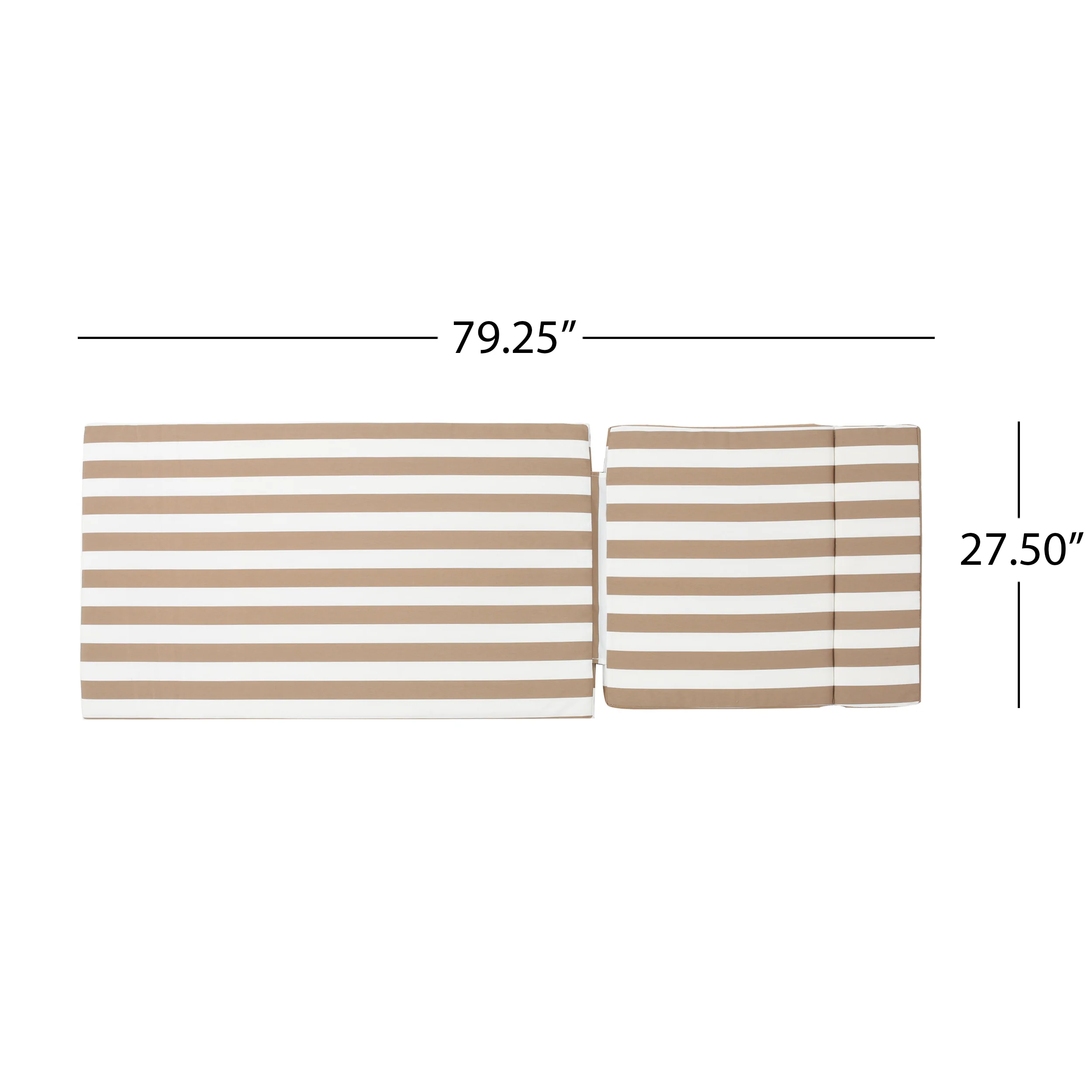 Lakeport Outdoor Wicker Lounge w/Brown & White Stripe Water Resistant Cusions - furnishings