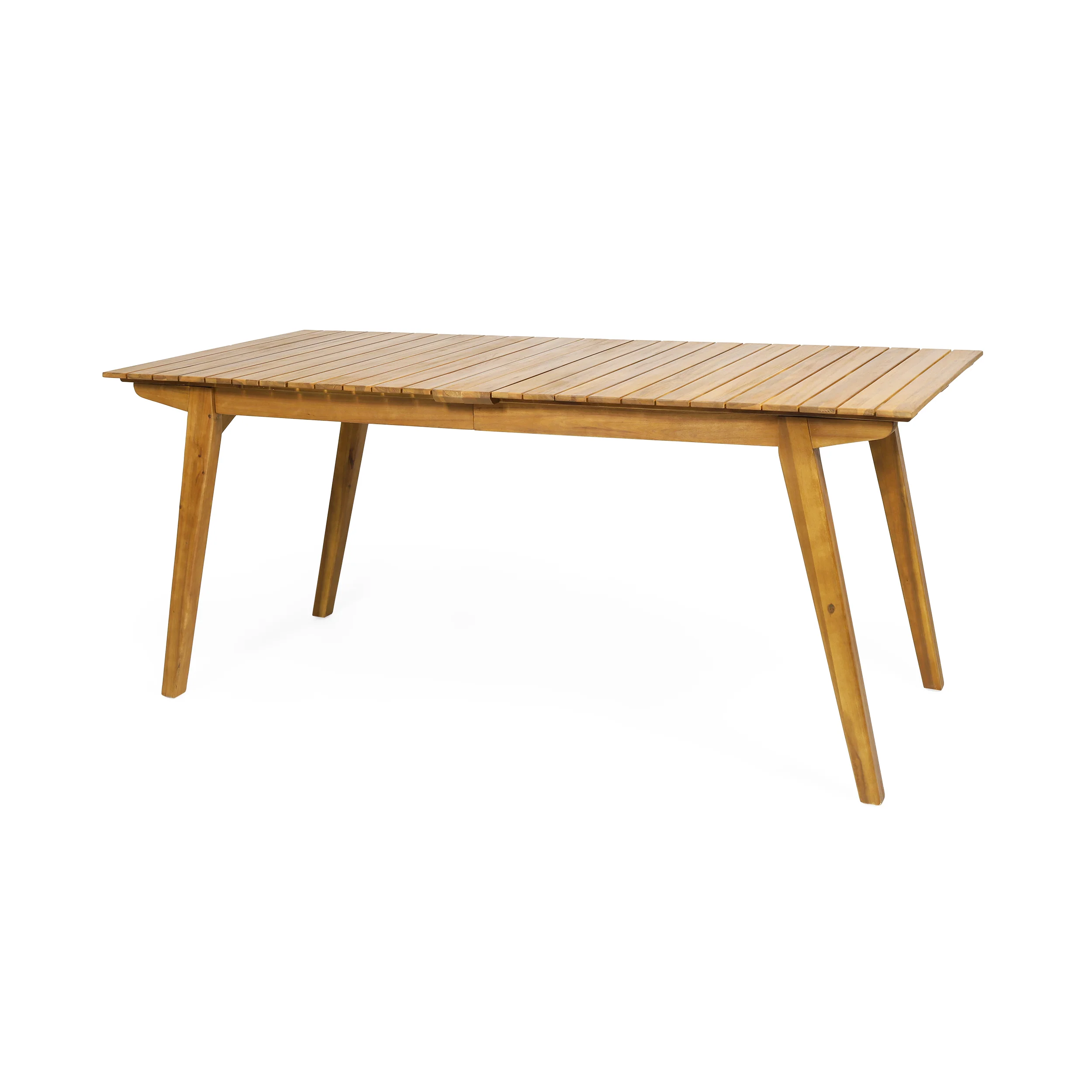 Tavish Outdoor Rustic Acacia Wood Dining Table - furnishings