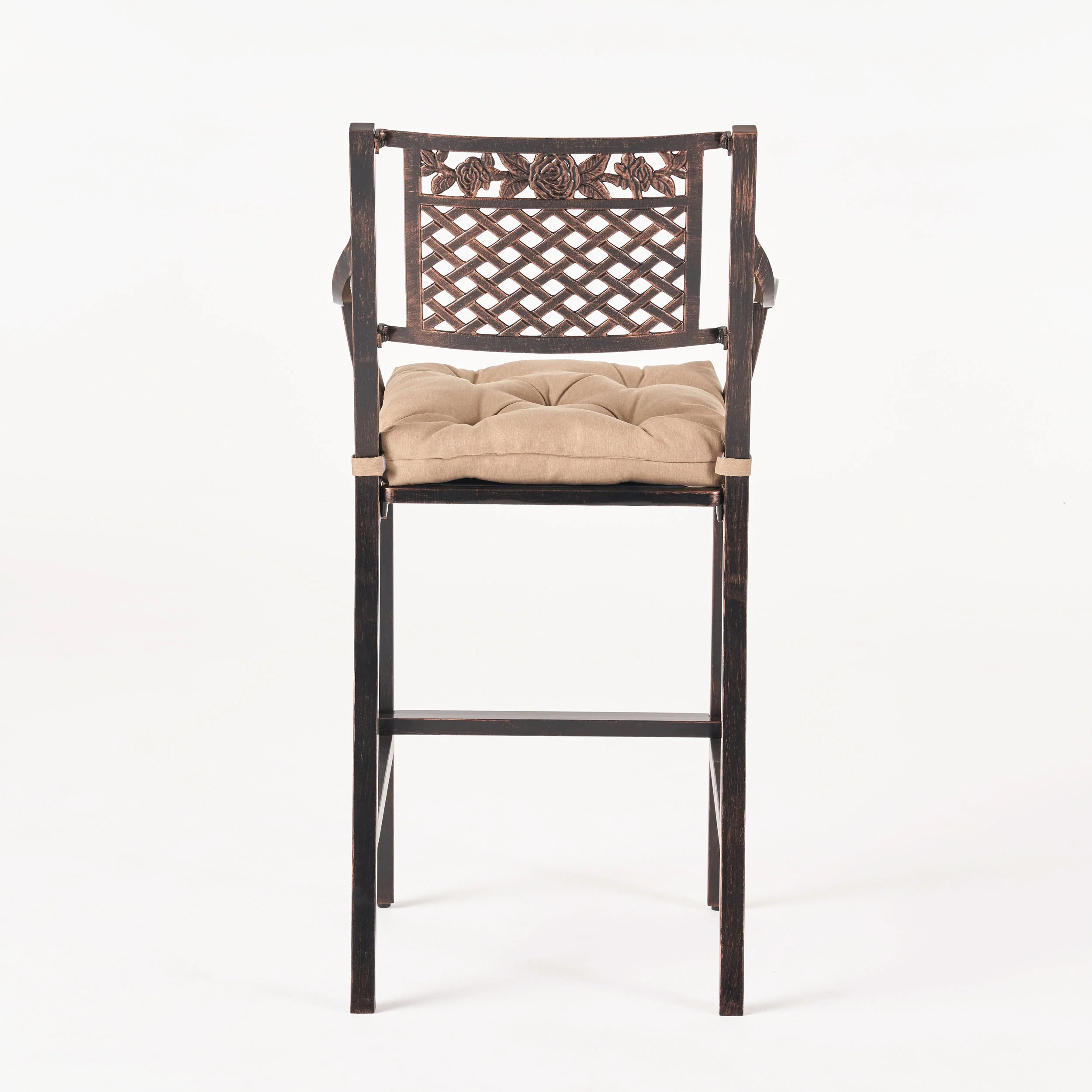 Vista Outdoor Barstool with Cushion (Set of 2) - furnishings