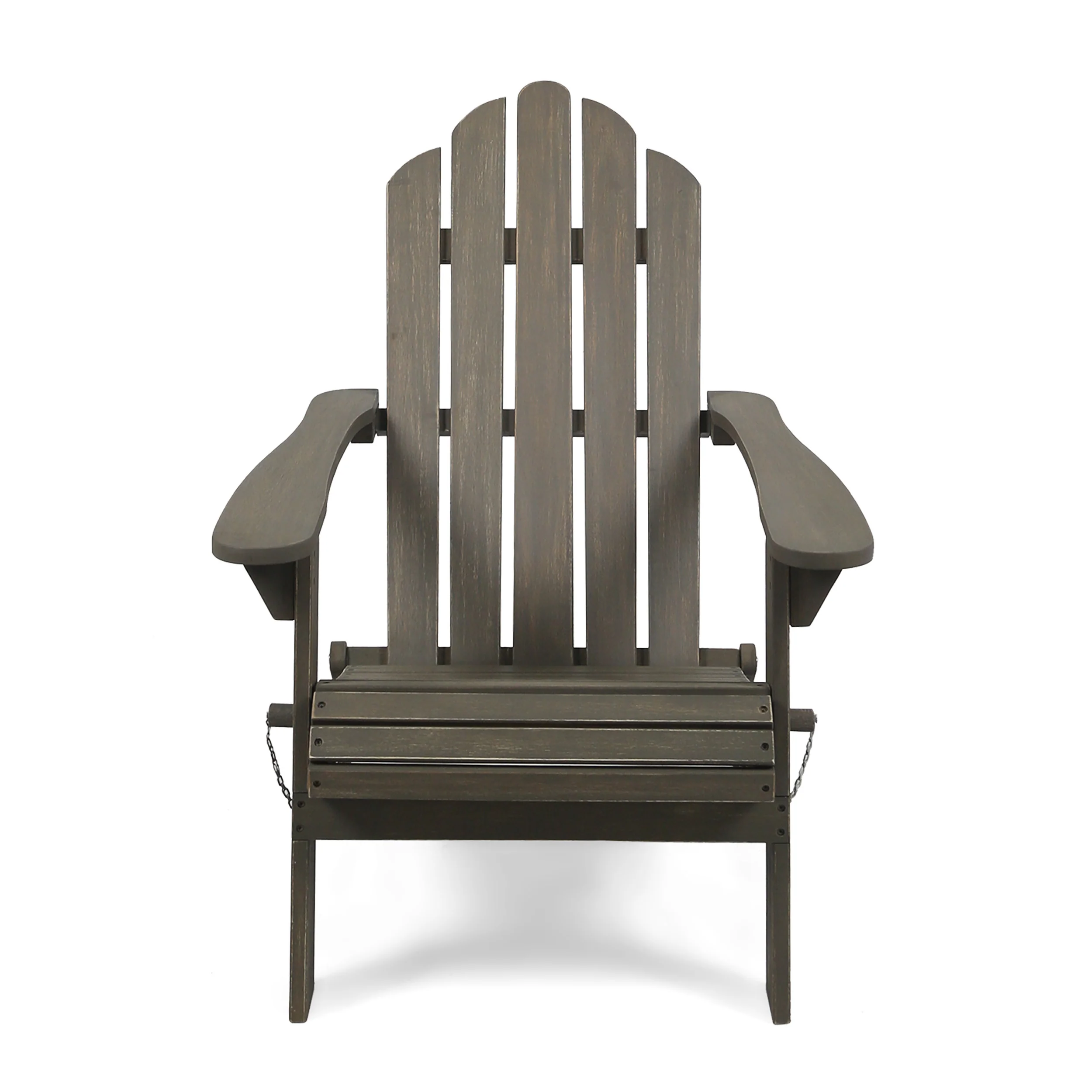 Cara Outdoor Acacia Wood Folding Adirondack Chair - furnishings