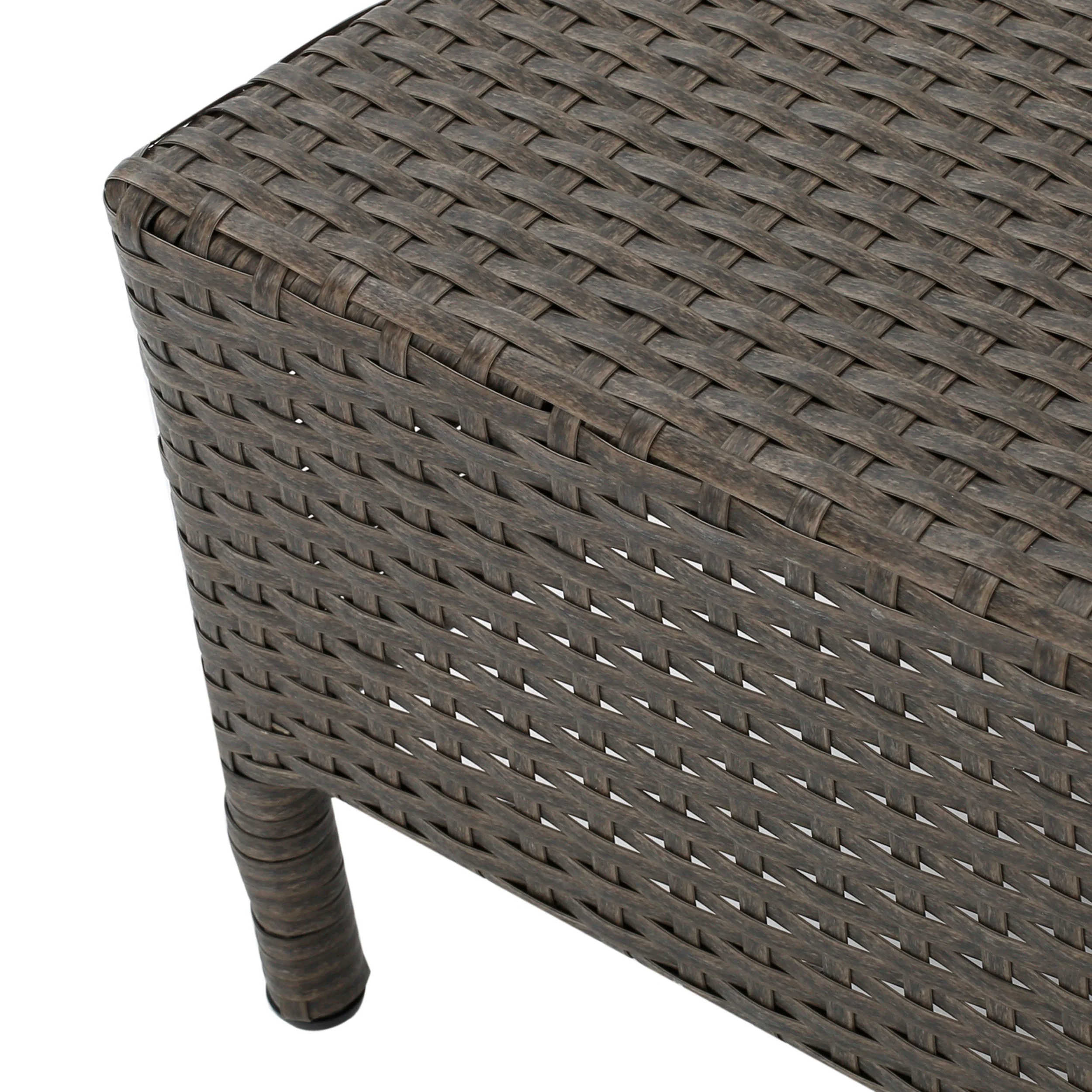 Harper Outdoor Wicker Half-Round Coffee Table - furnishings