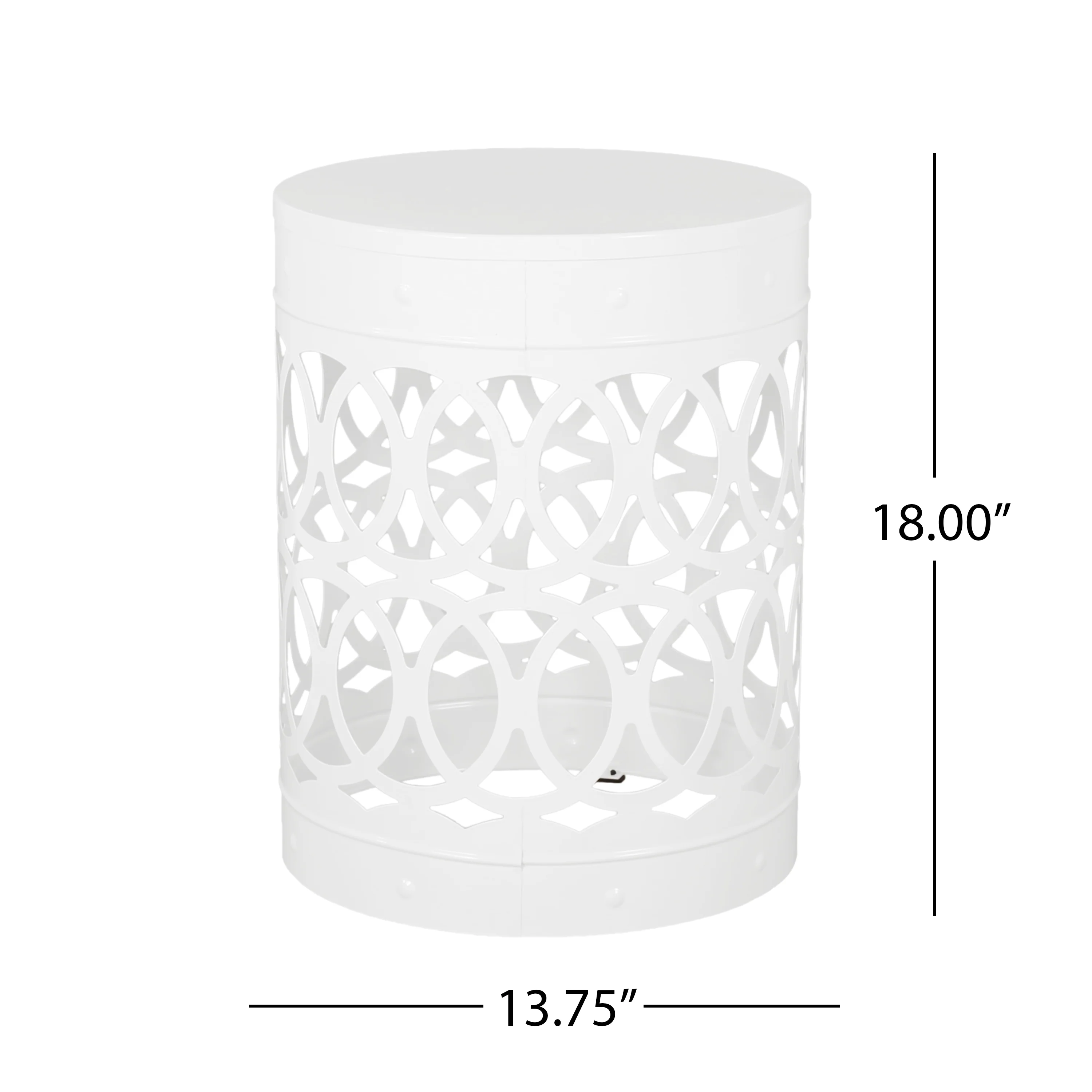 Pellerin Outdoor Metal Side Table - furnishings