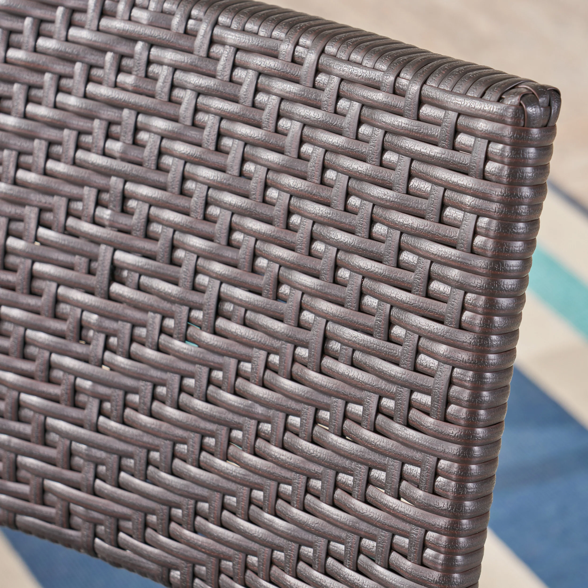 Jason 5pcs Outdoor Wicker Bistro Set - furnishings