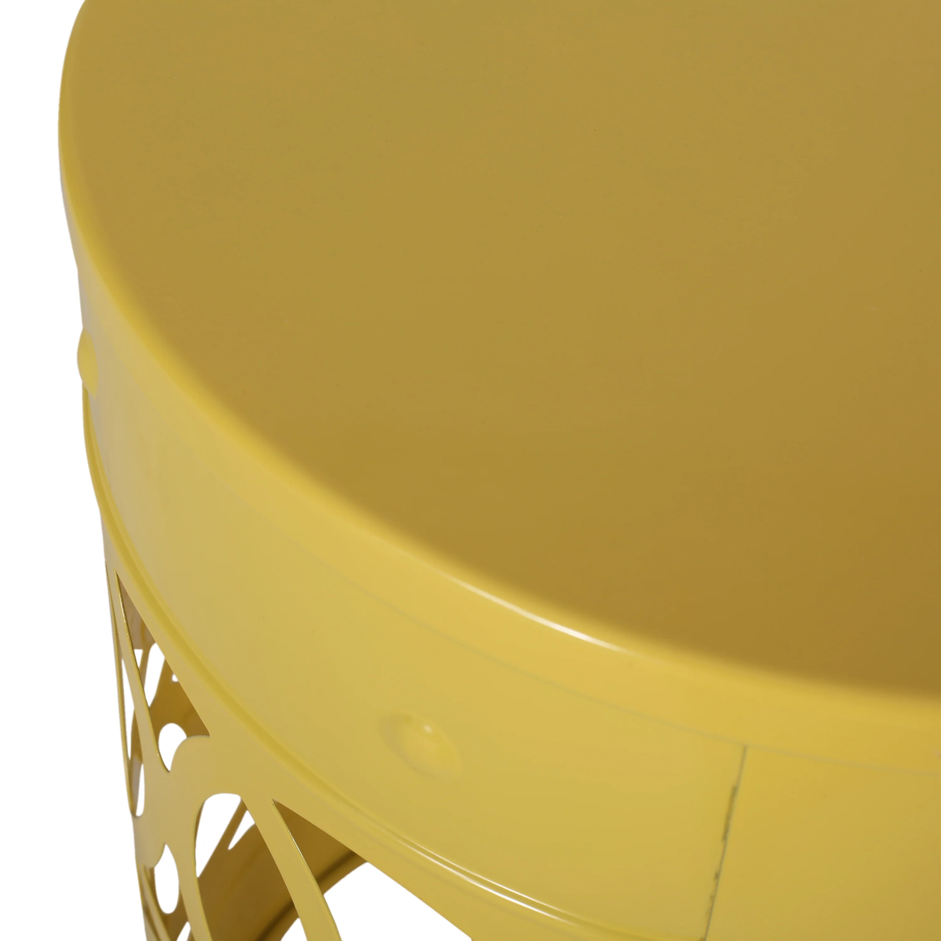 Pellerin Outdoor Metal Side Tables, Set of 2 - furnishings