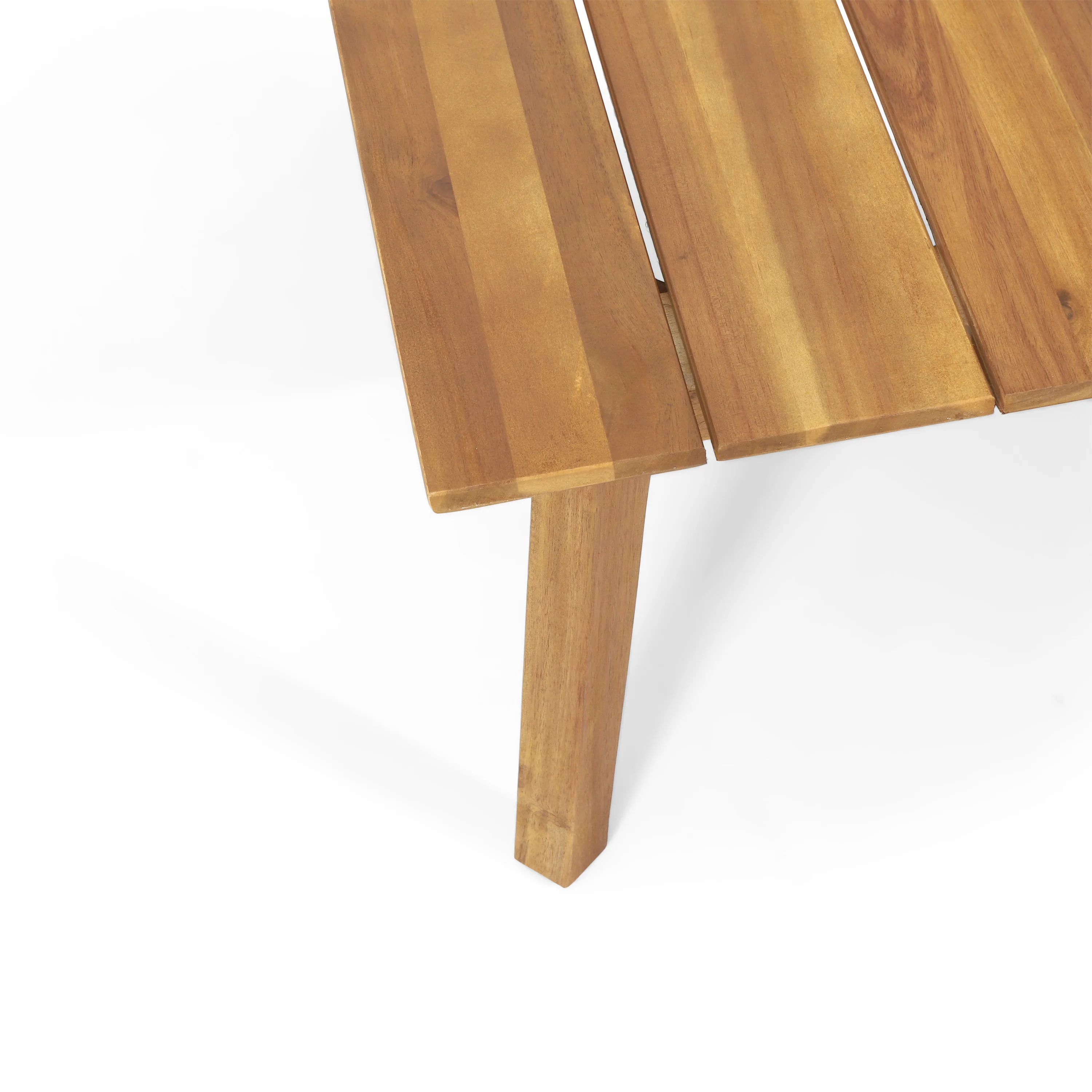 The Crowne Collection Outdoor Acacia Wood Coffee Table, Teak - furnishings