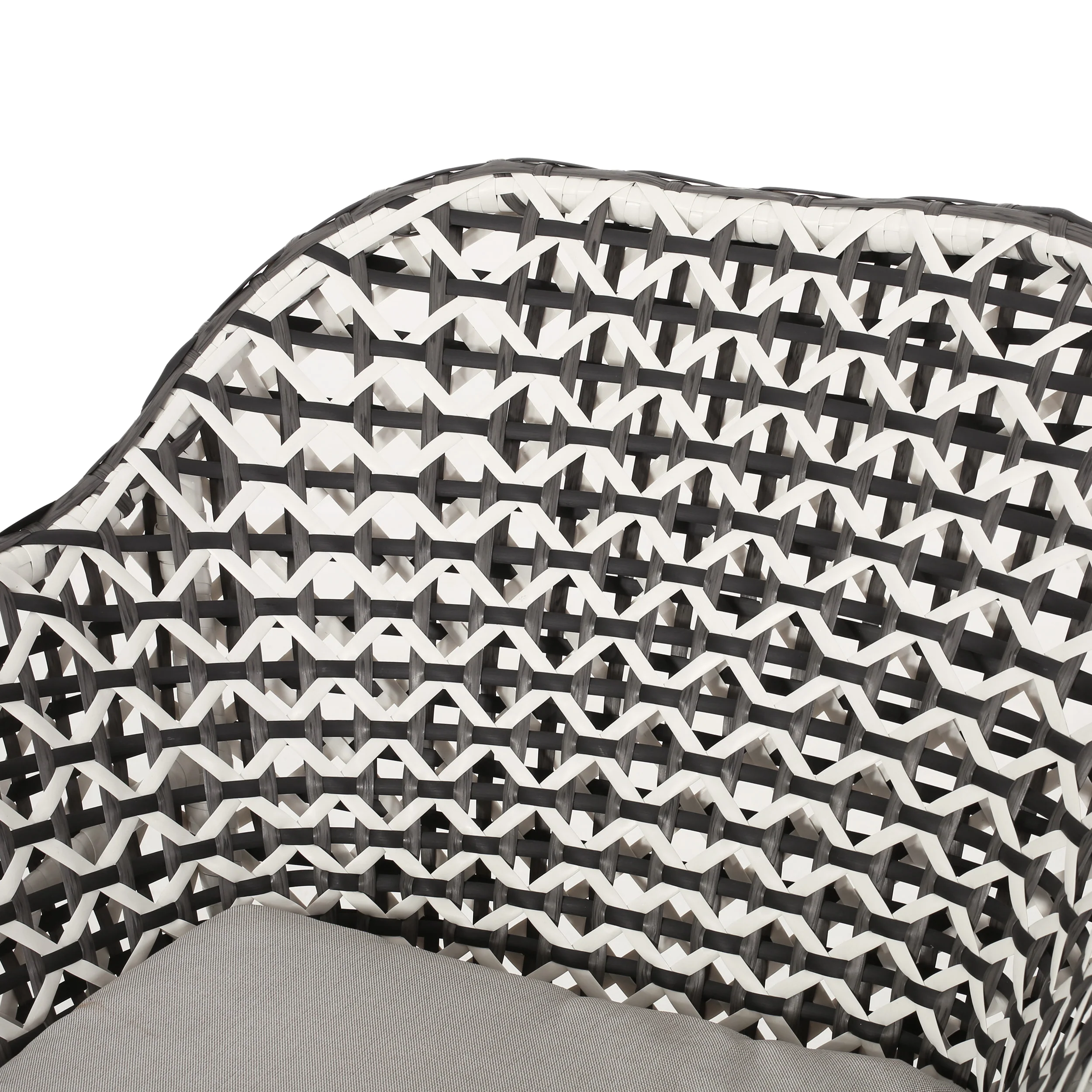 Jayline Outdoor Wicker Chair with Cushion (Set of 2) - furnishings