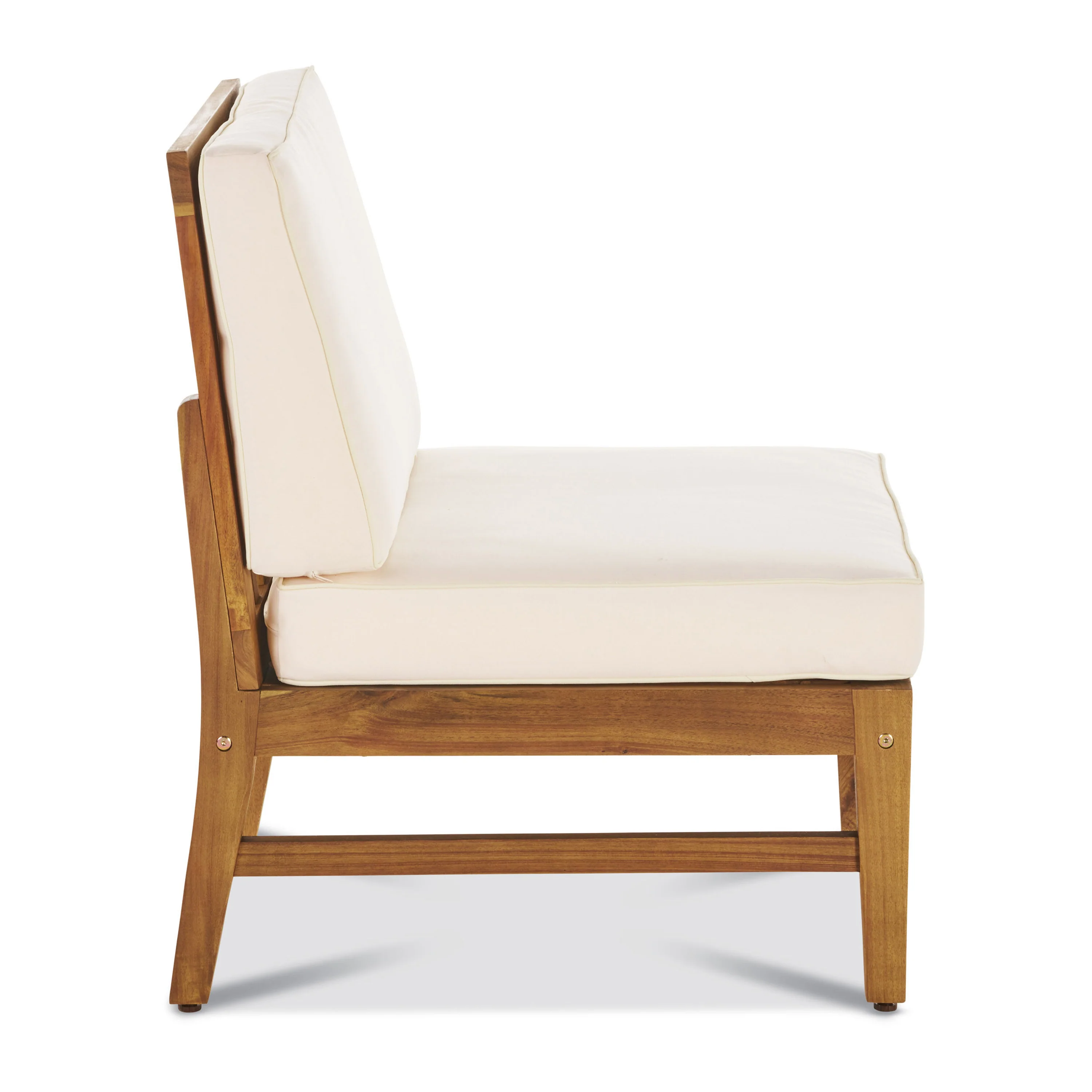 Capri Outdoor 3 Seater Wood Fire Pit Sofa Set - furnishings
